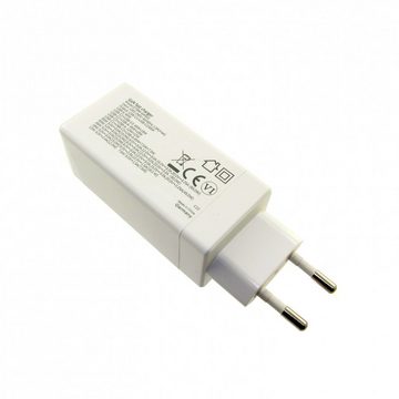 MTXtec Ladegerät 65W USB PD GaN 2xUSB-C, 1xUSB-A weiss, Steckernetzteil Notebook-Netzteil (Stecker:, Ausgangsleistung: 65 W)