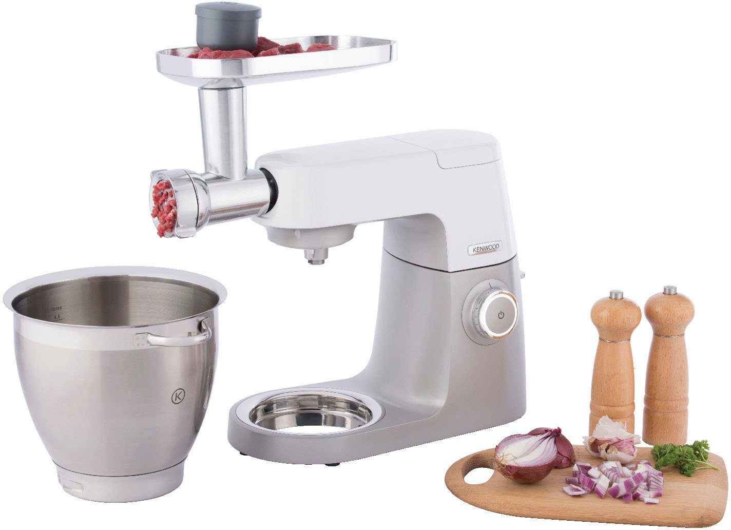 KENWOOD Fleischwolfaufsatz KAX950ME, Zubehör für Kenwood Chef Küchenmaschinen