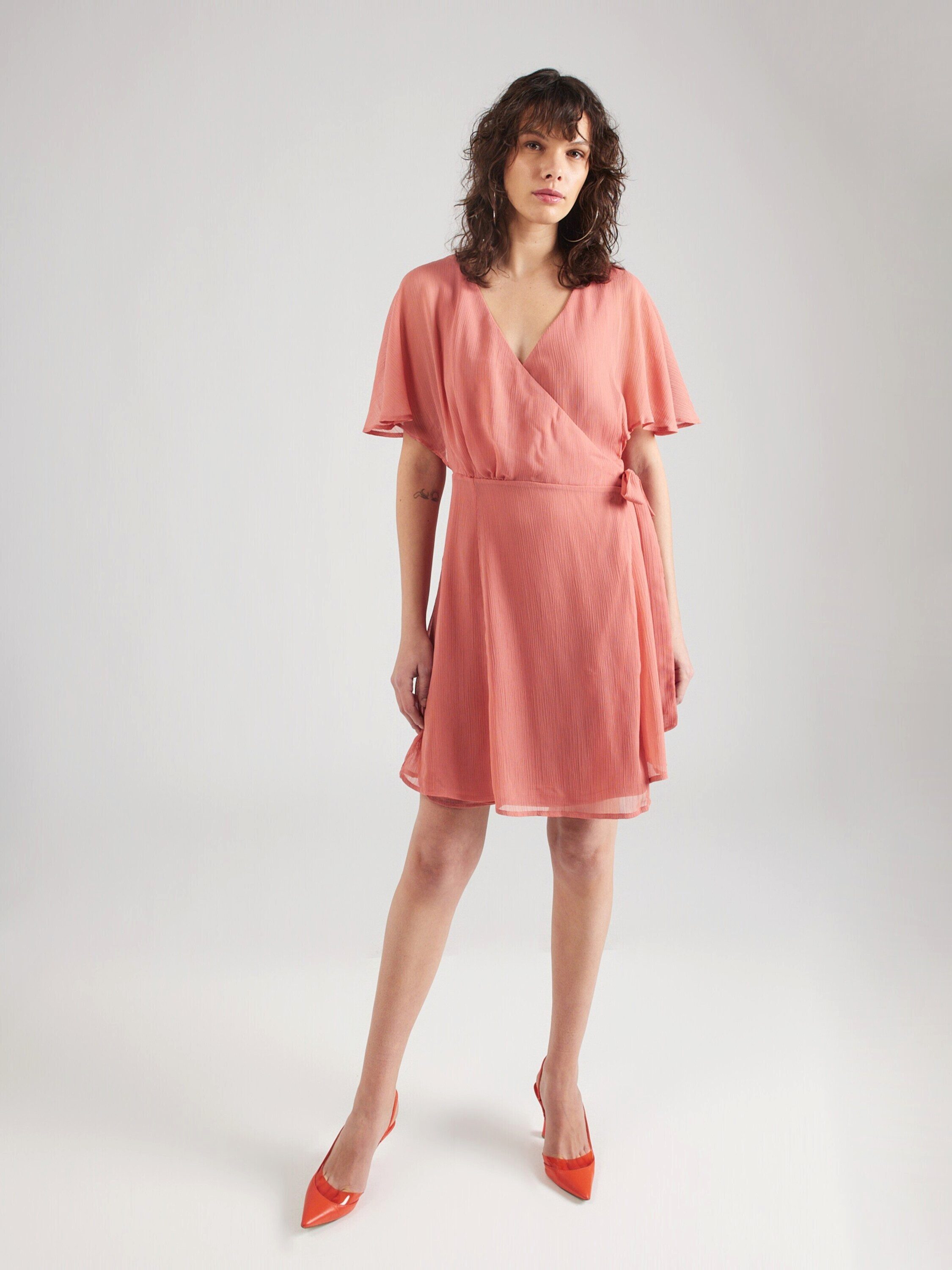 Vila Midikleid VIRILLA (1-tlg) Wickel-Design günstig online kaufen