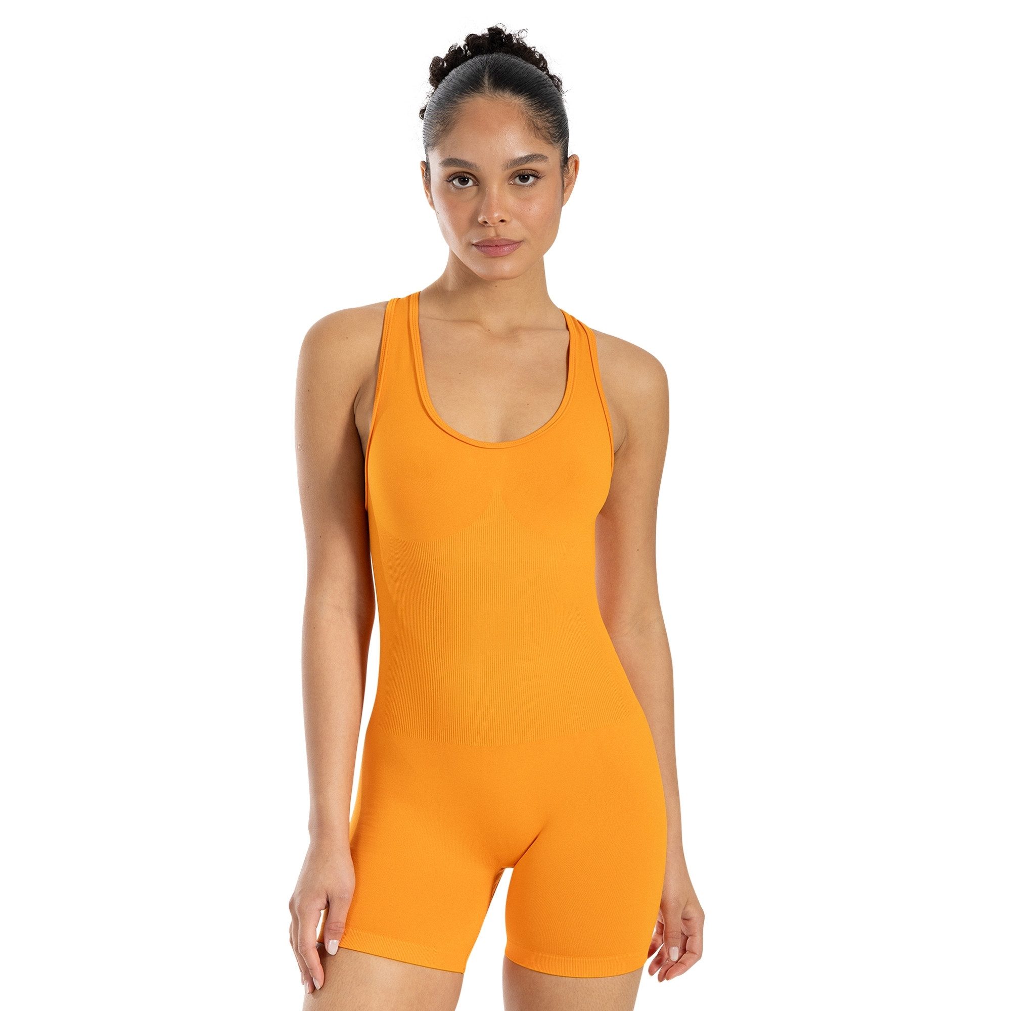 Smilodox Jumpsuit Doralia, Trainingssuit, elastischer Einteiler Rückenausschnnitt, Sommer, figurbetonend, Gym