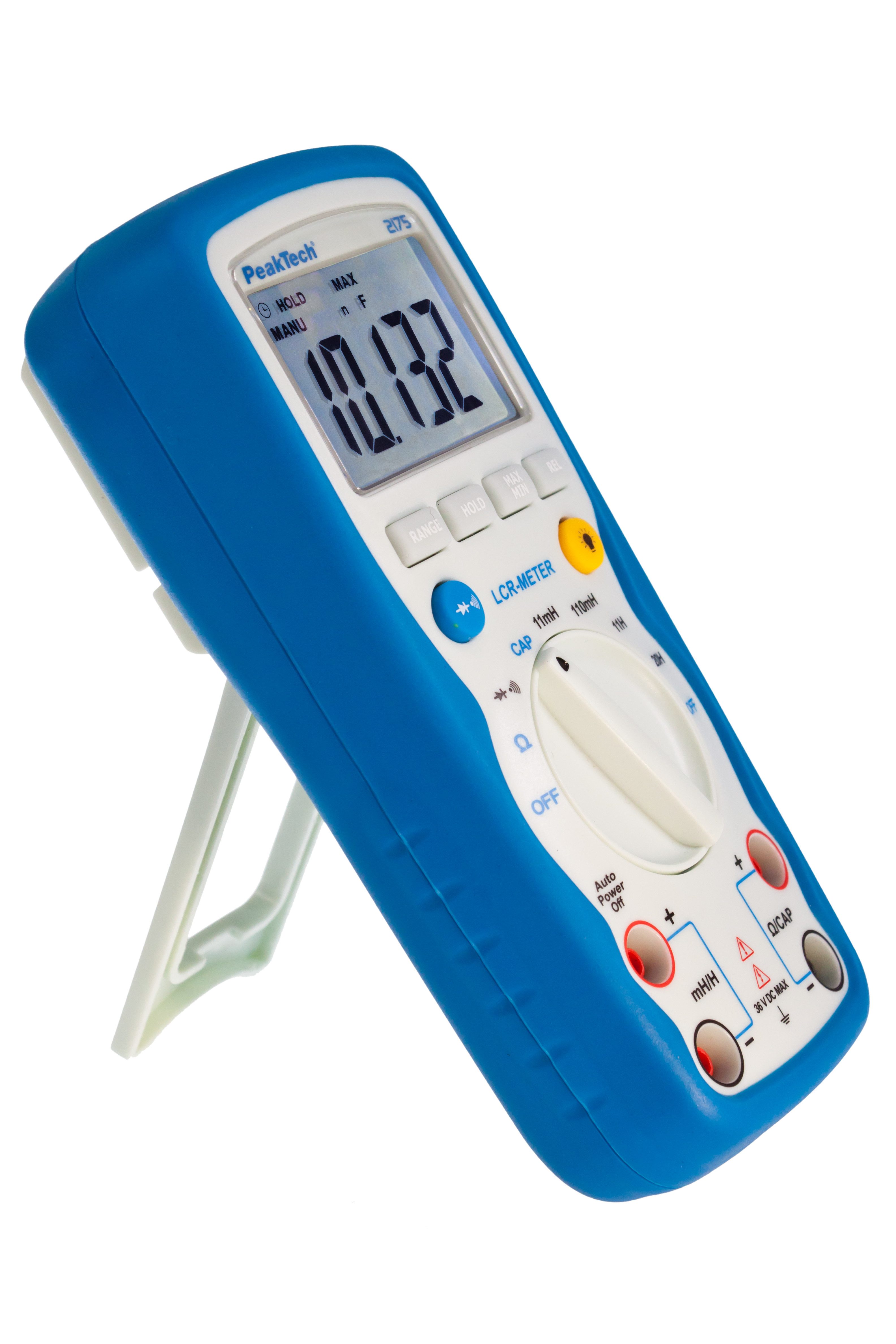PeakTech Multimeter LCR-Meter 11000 Counts LCD IP67 Ω, Cap, Induktivität