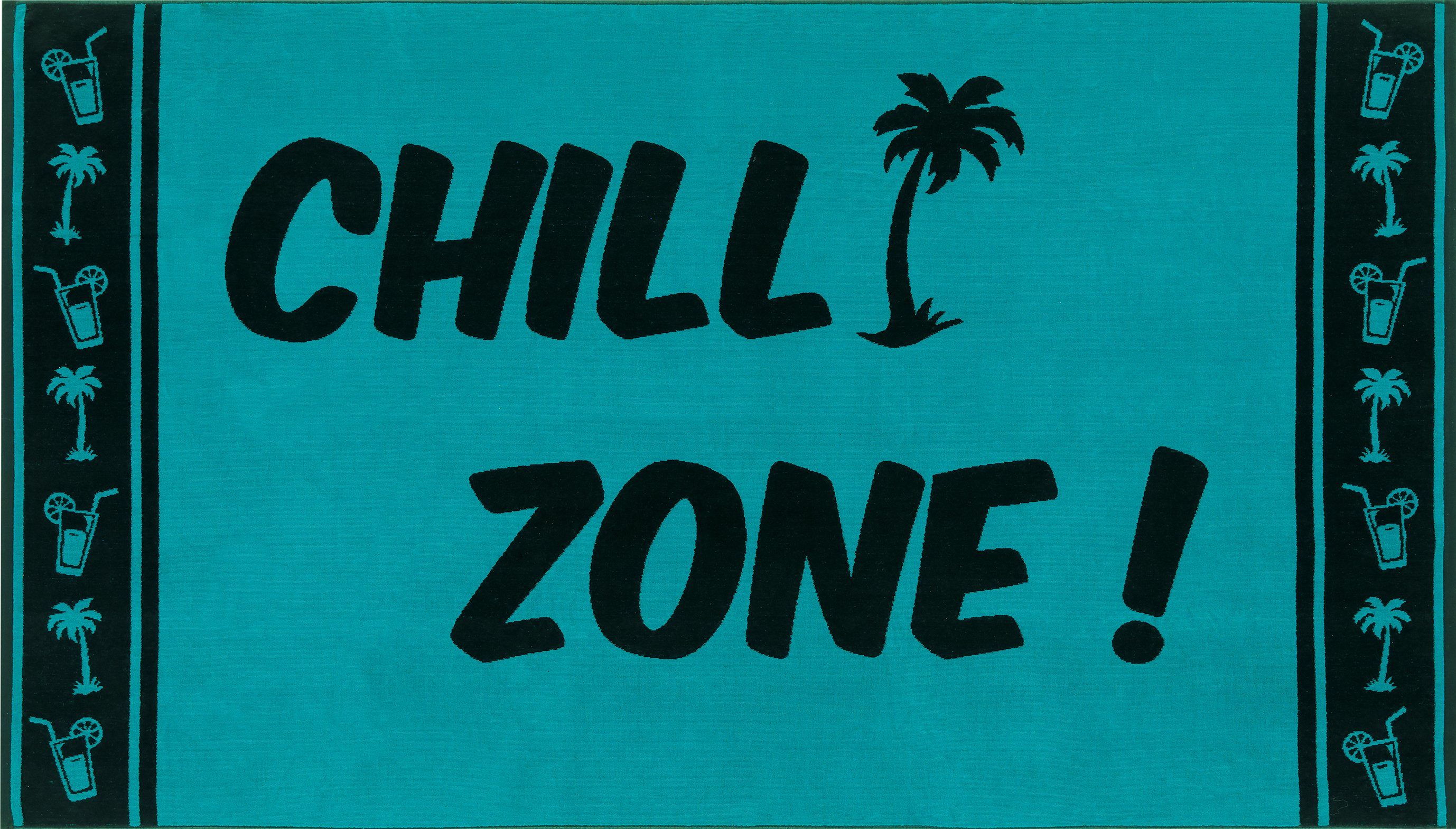 Delindo Lifestyle Strandtuch Tropical chillzone, Baumwolle günstig online kaufen