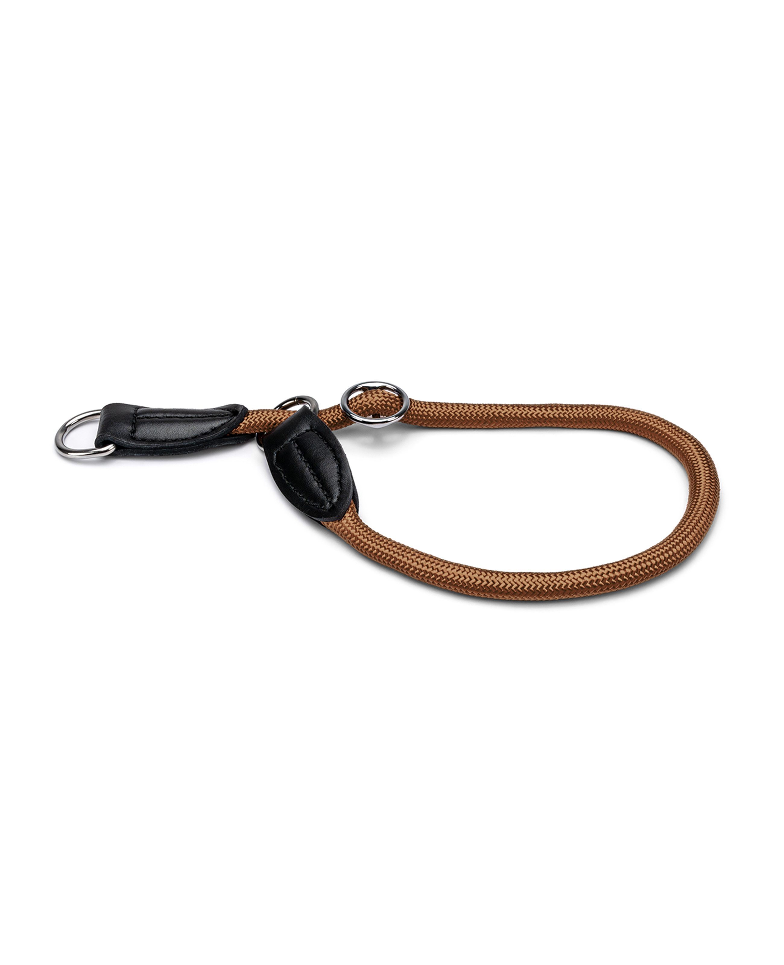 lionto Hunde-Halsband mit Zugstopp, Retrieverhalsband, Nylon, verstellbar & leicht mit Stoppring