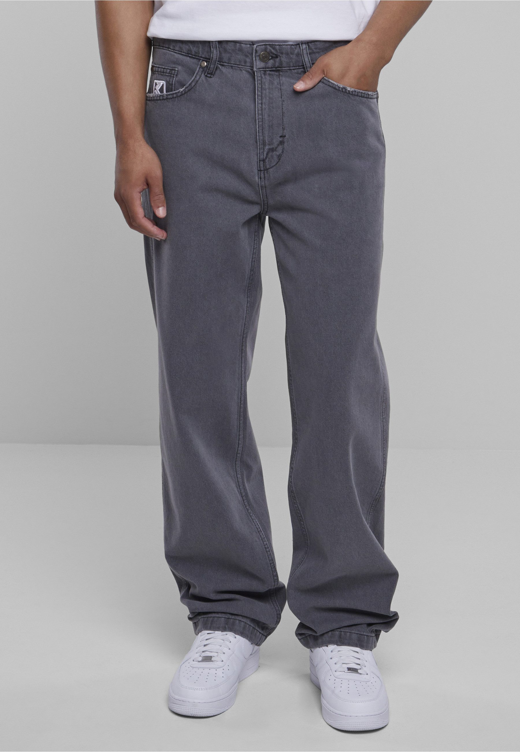 Karl Kani Bequeme Jeans Karl Kani Herren KK Small Signature Baggy Five Pocket Denim