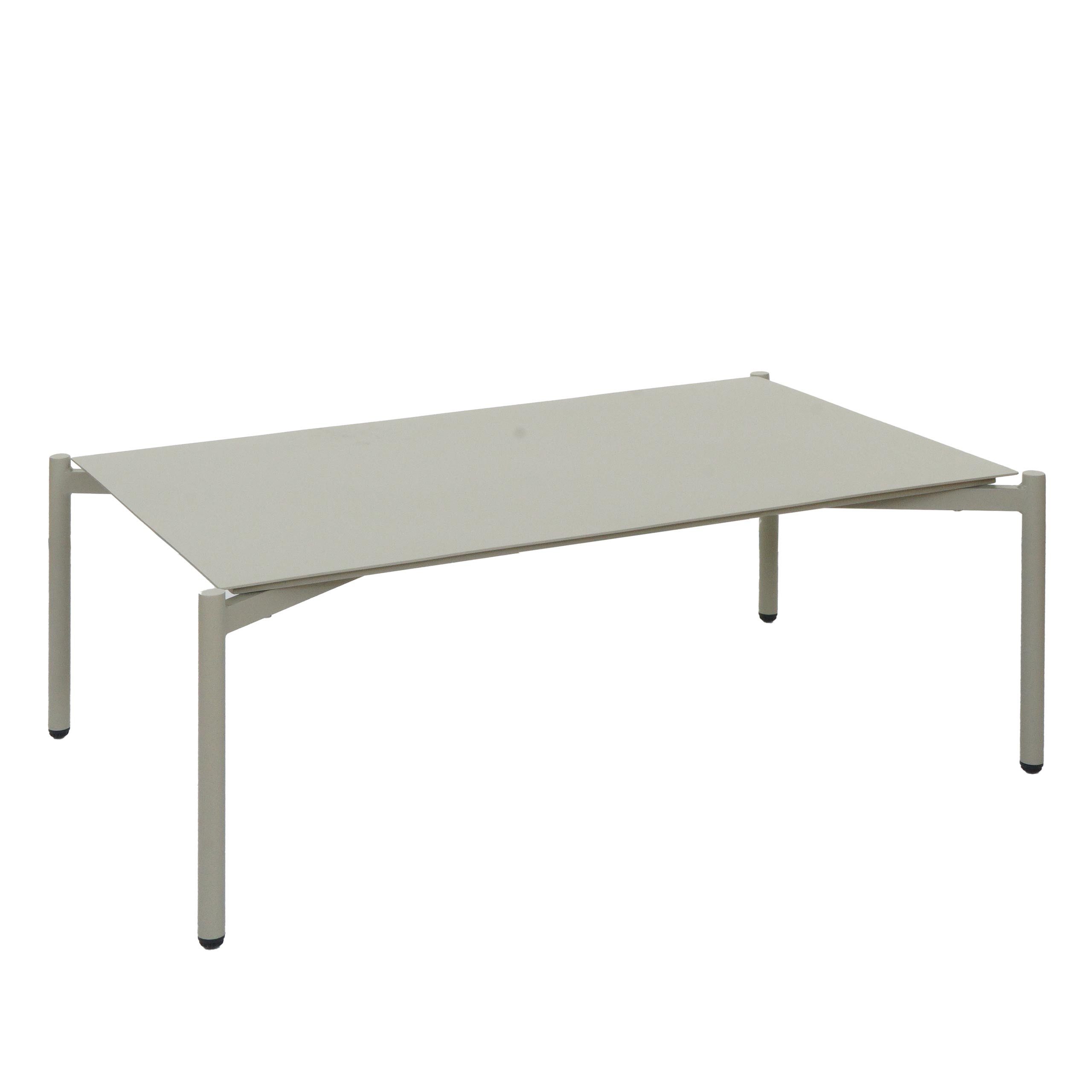 PROREGAL® Gartentisch Aluminium 39x105x65cm Outdoor Loungetisch Balkontisch Farbe