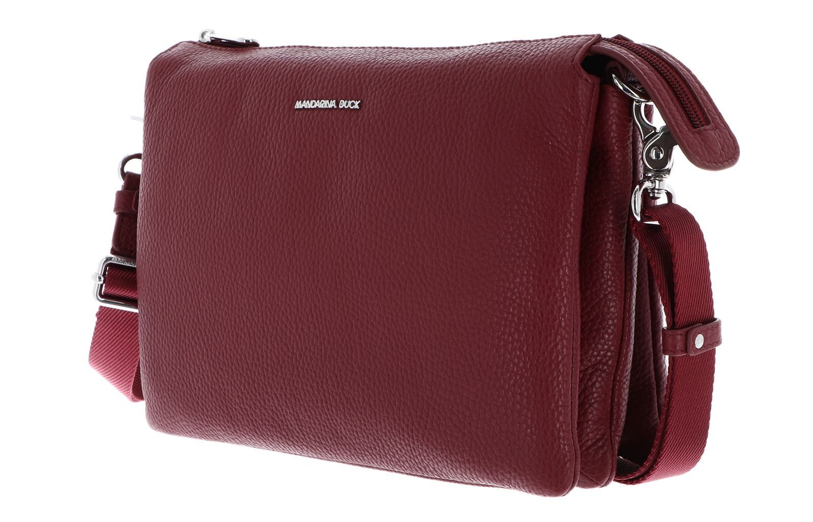 Mandarina Duck Umhängetasche Crossover Bag, aus echtem Kalbsleder