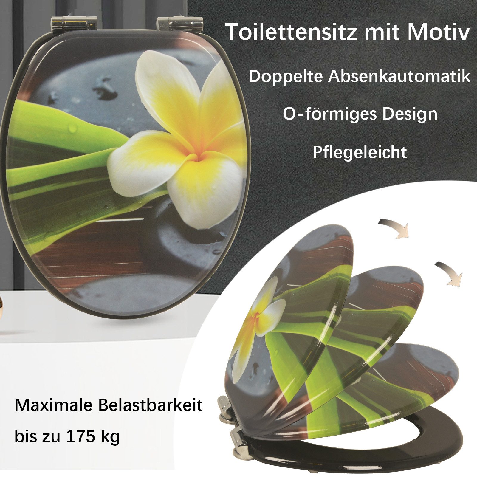 style home WC-Sitz Toilettendeckel mit doppelter günstig online kaufen