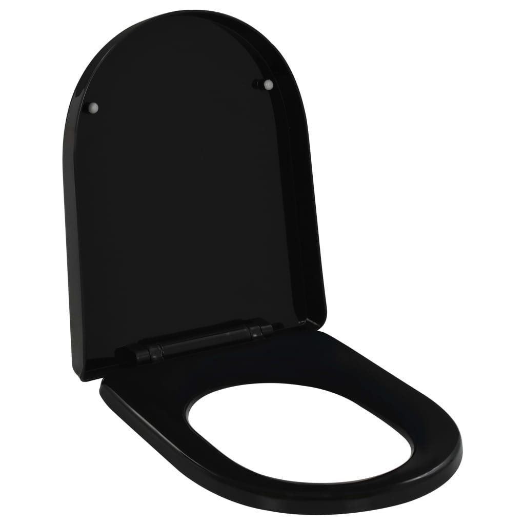 Thumbnail - vidaXL WC-Sitz Toilettensitz mit Absenkautomatik und Quick-Release Schwarz
