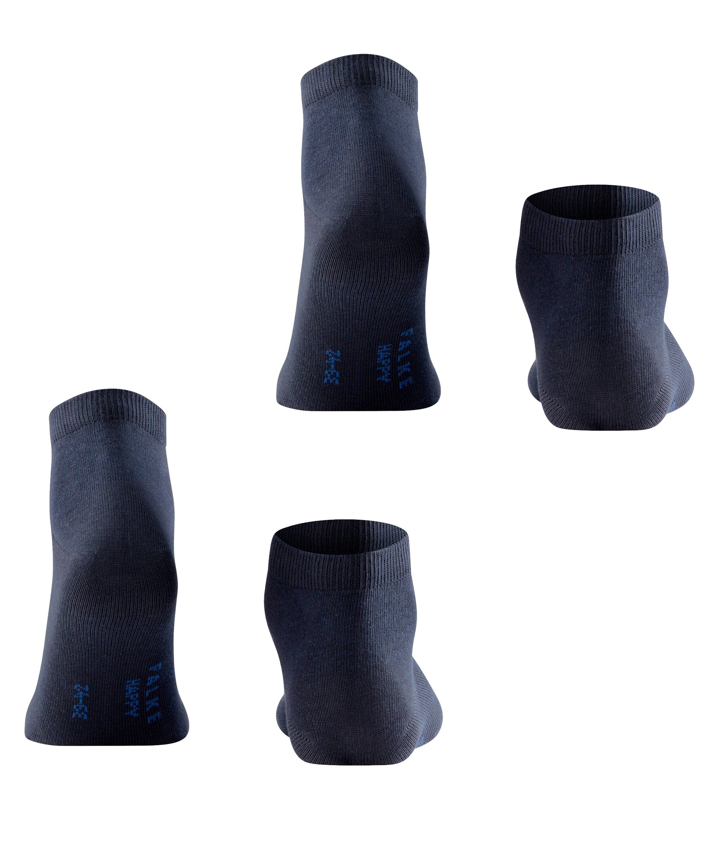 FALKE Sneakersocken Happy 2-Pack Sneakersocken (2-Paar) Set aus 2 Paar Baumwollsneakern