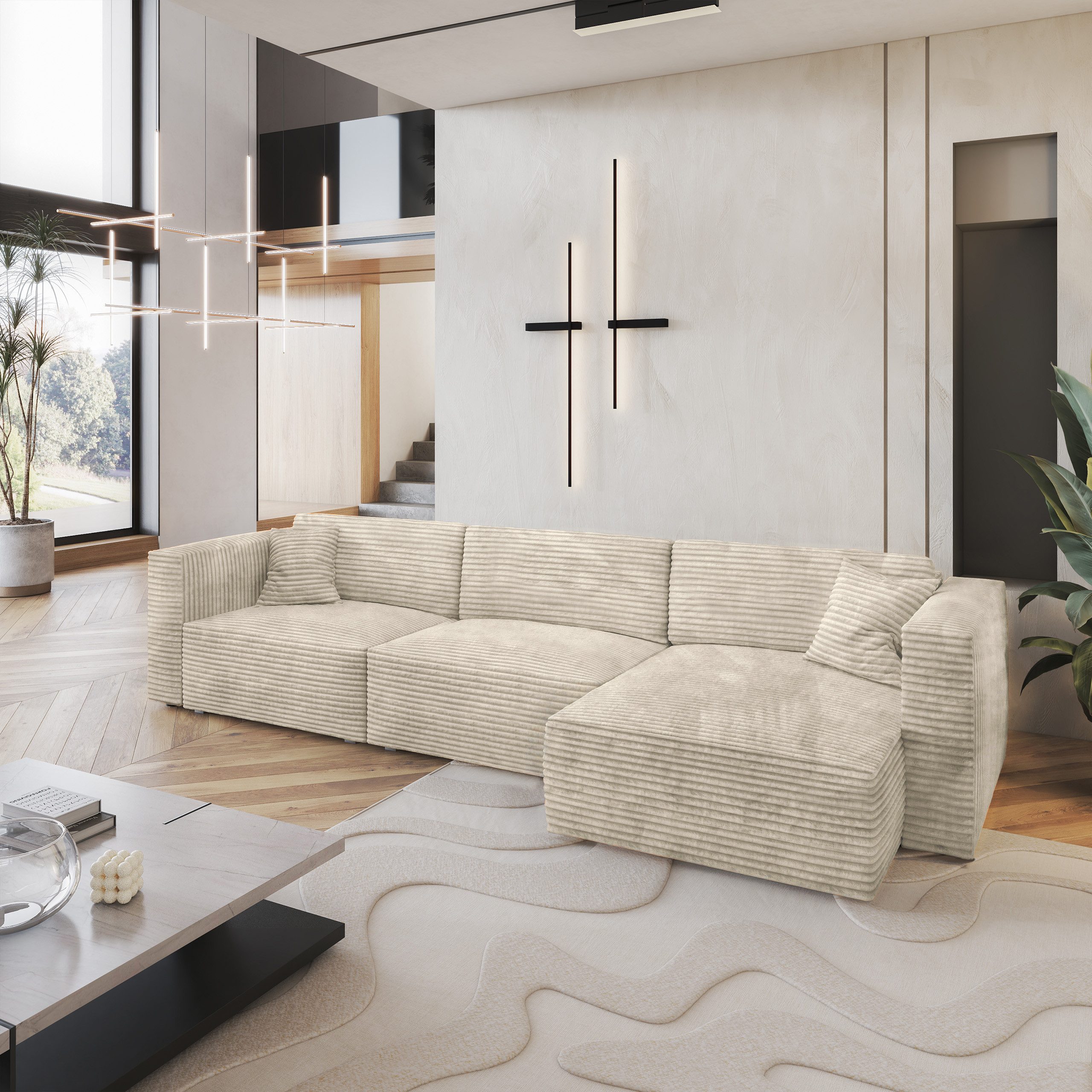 Masseno Ecksofa TOLMO mit Schlaffunktion L-Form, günstig online kaufen