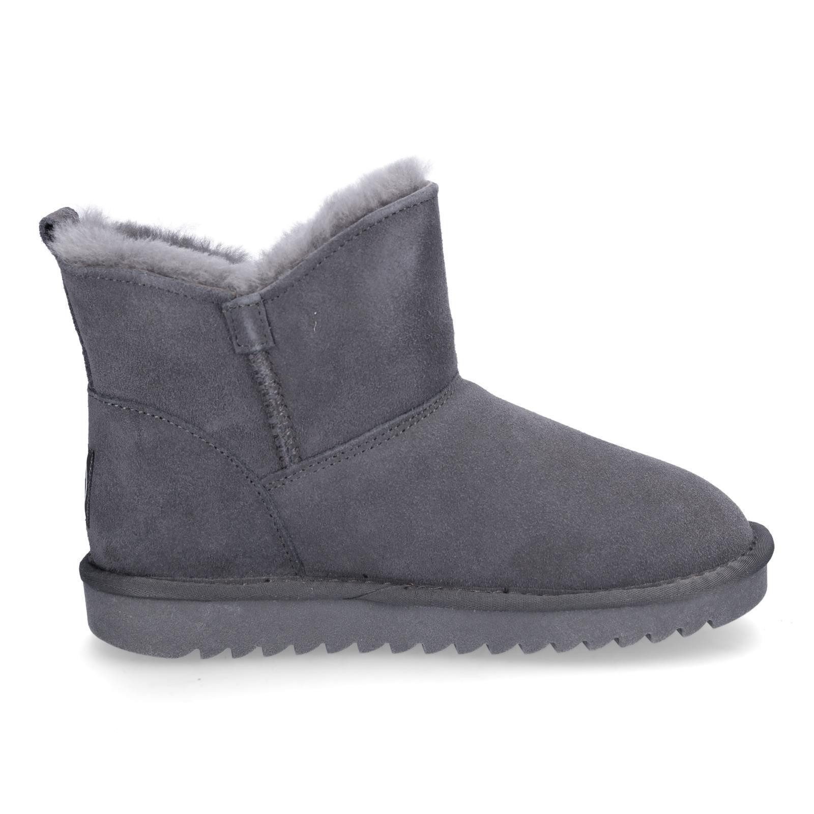 Ara Ara Damen Leder Boot grau Ankleboots