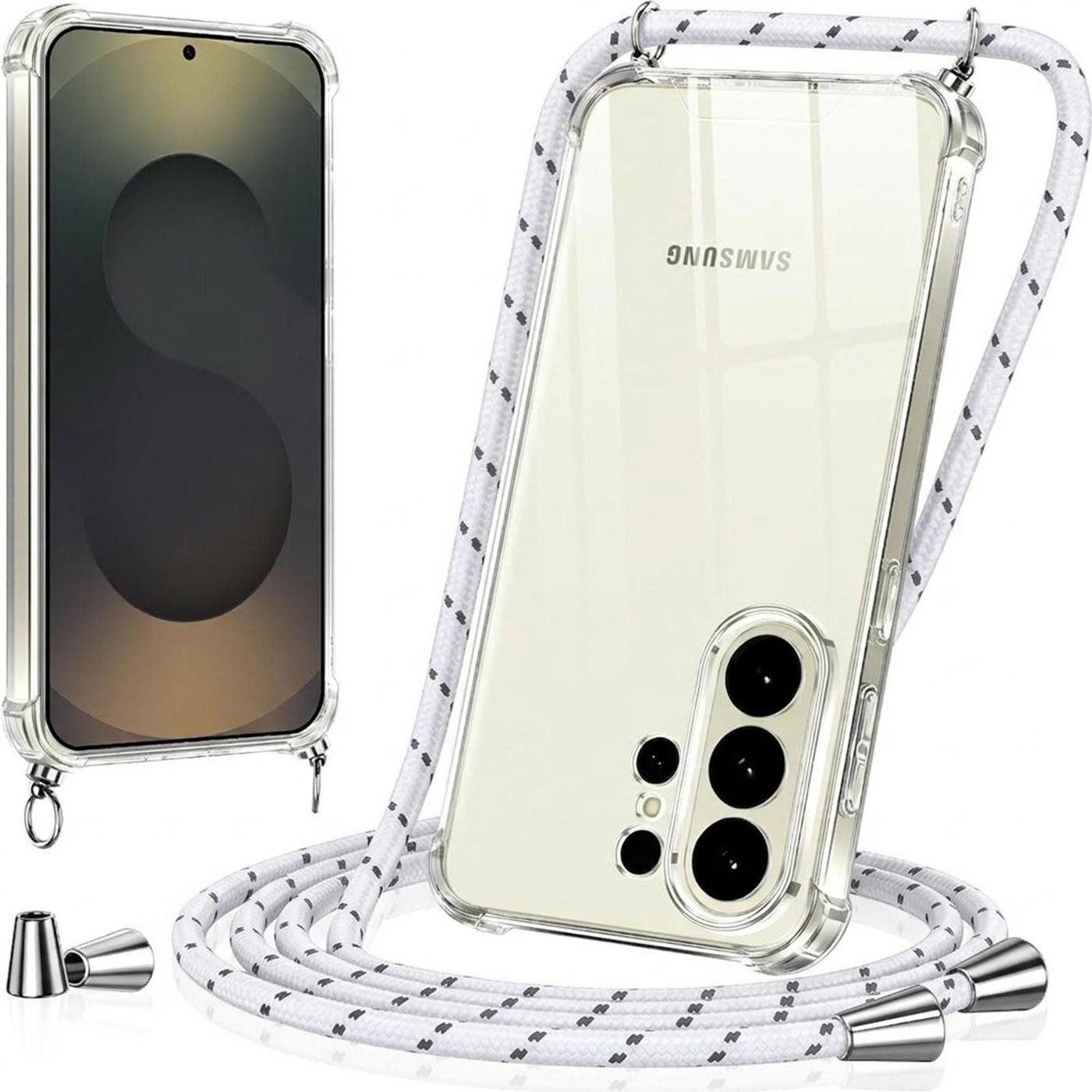 CoolGadget Handykette Handyhülle mit Handyband für Samsung Galaxy A56 5G 6,7 Zoll, Case zum Umhängen Kette Halsband Kordel mit Hülle für Samsung A56 5G