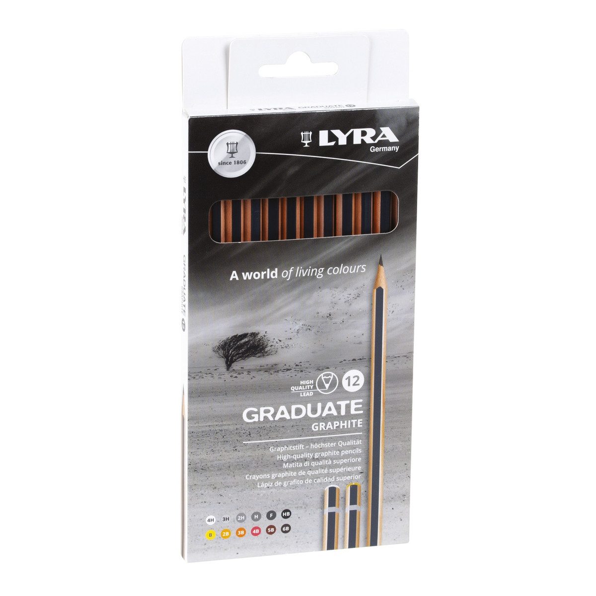 LYRA Malstift LYRA Graphitstifte Graduate 12 Stück