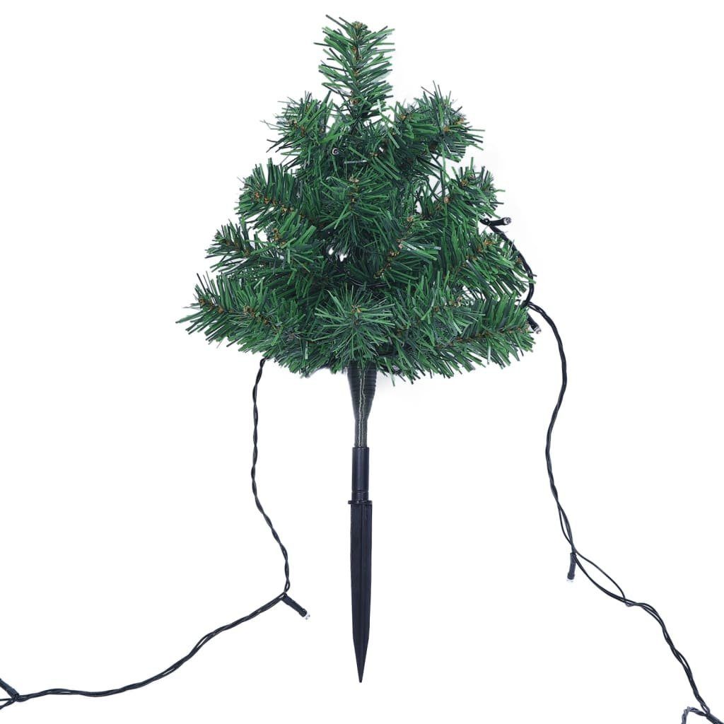LEDs Mehrfarbig PVC Wegbeleuchtung Weihnachtsbäume vidaXL Baum Stk. LED cm 6 45