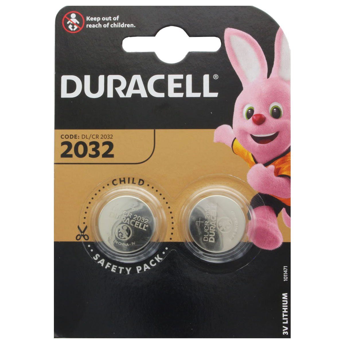 Duracell 2 Stück Ersatzbatterien exakt passend nur für den VW Beetle Autoschlü Batterie, (3,0 V) | Batterien