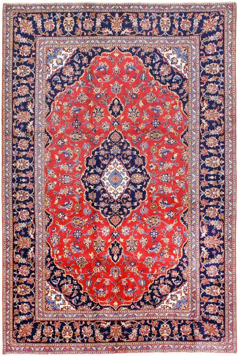 Orientteppich Keshan 192x294 Handgeknüpfter Orientteppich / Perserteppich, Nain Trading, rechteckig, Höhe: 12 mm