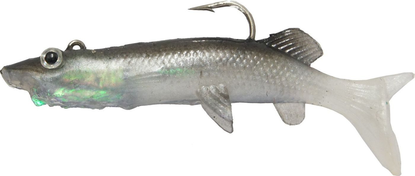 Kunstköder Behr Mini Gummifisch 6cm 4g für Forelle grau NEU