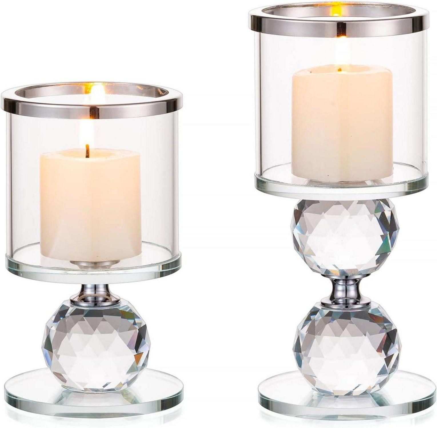 LuxusKollektion Dekohänger Kerzenständer Kristall Glas transparent günstig online kaufen