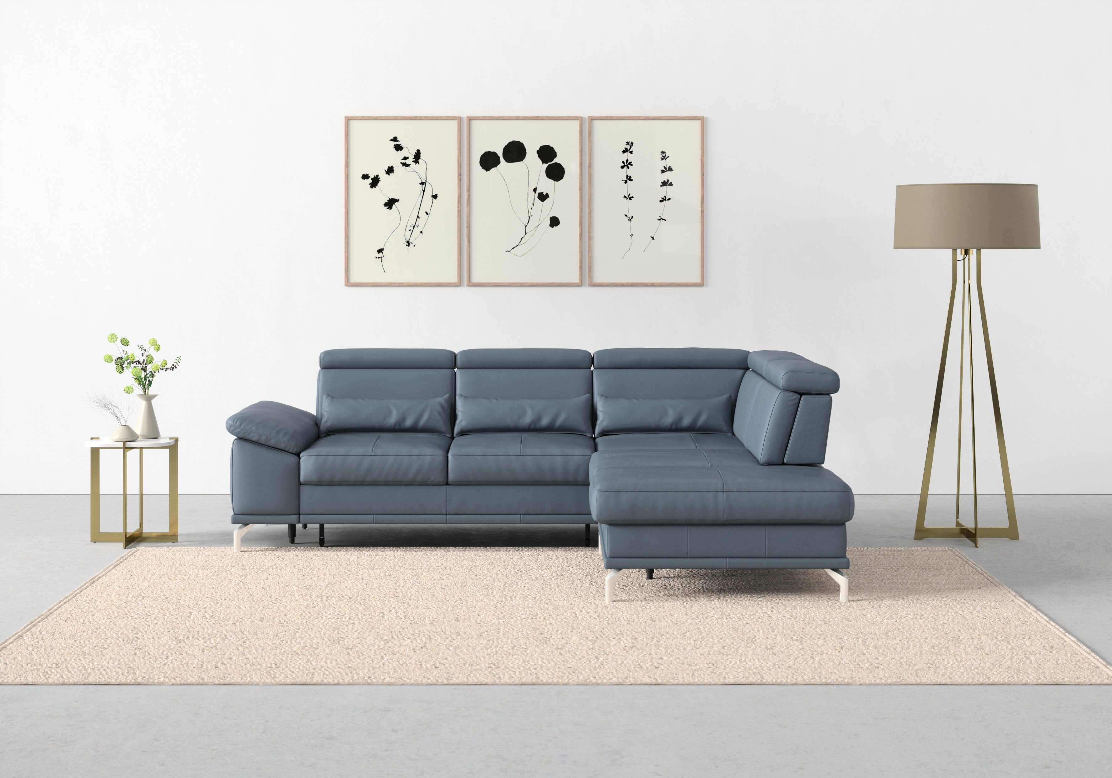 sit&more Ecksofa Cabrio L-Form, mit Sitztiefenverstellung, günstig online kaufen