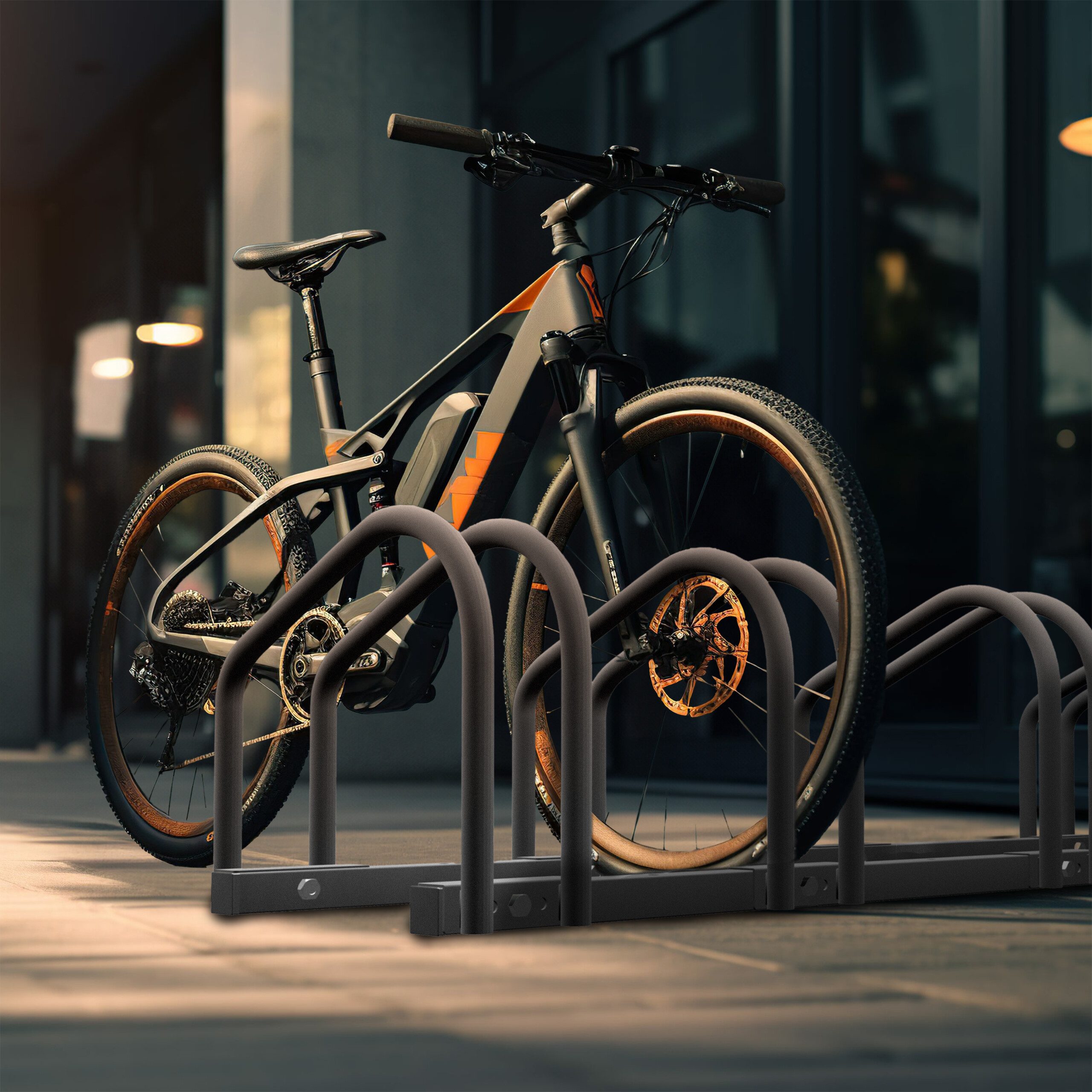 relaxdays Fahrradständer für 6 Fahrräd