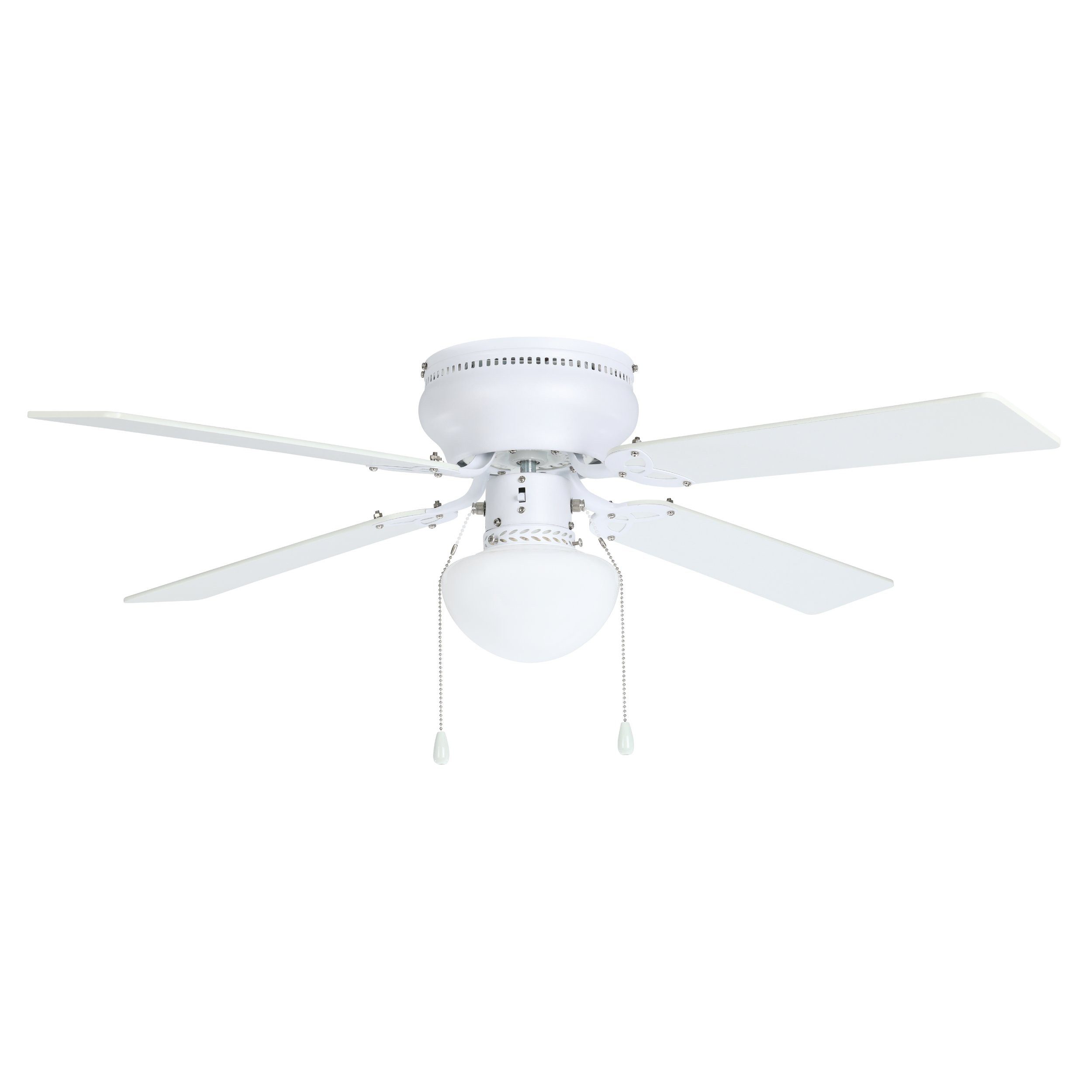 EGLO Deckenventilator Cagliari, Zugkette, Beleuchtung und Sommer Winter Betrieb, AC Motor, Ø 106,6cm
