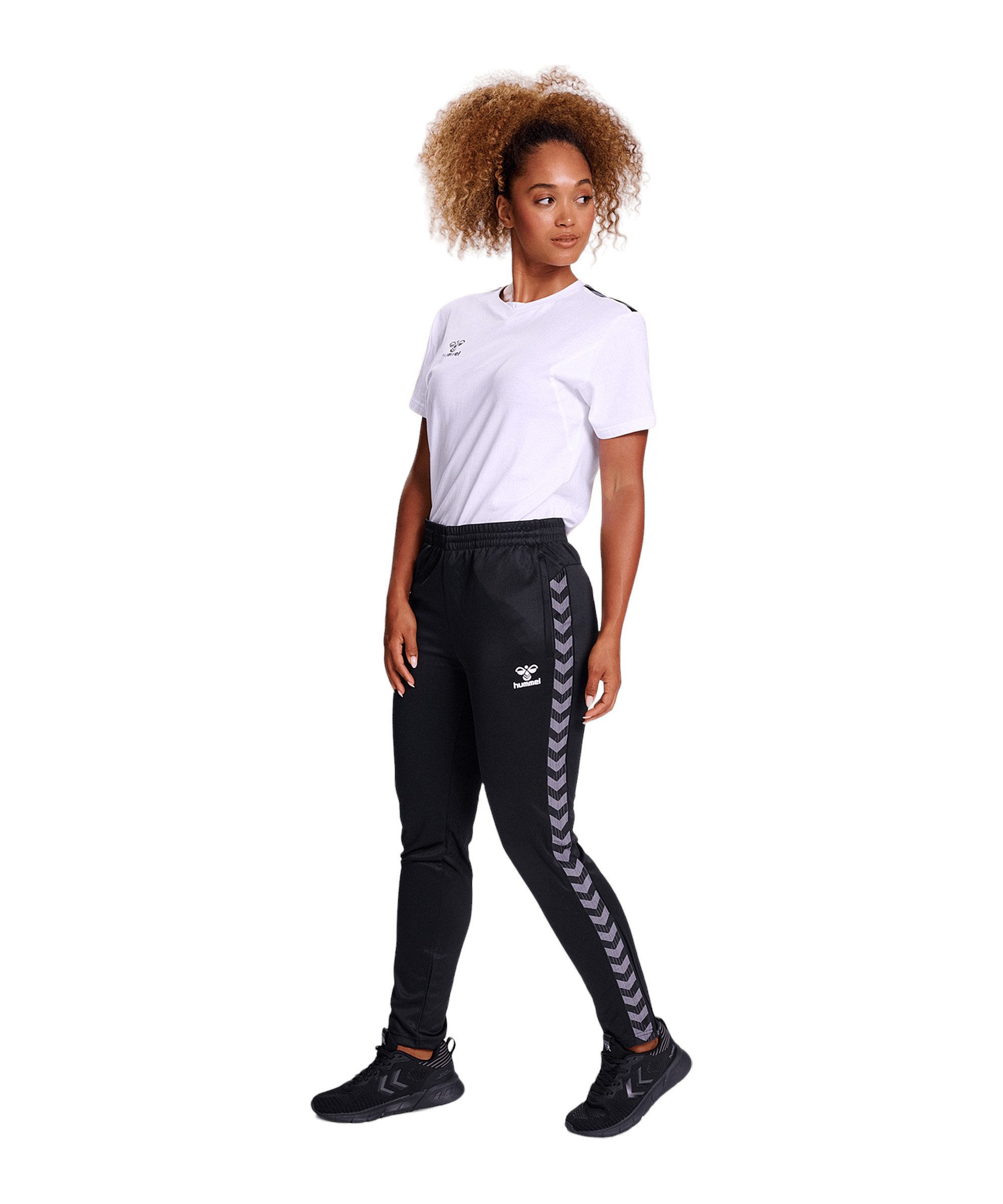 hummel T-Shirt Hummel AUTHENTIC Präsentationshose Damen Polyester
