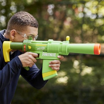 Hasbro Kostüm Dartblaster SMG Zesty, Die bekannte und coole Submachine Gun im neuem grün gelben sauer Skin