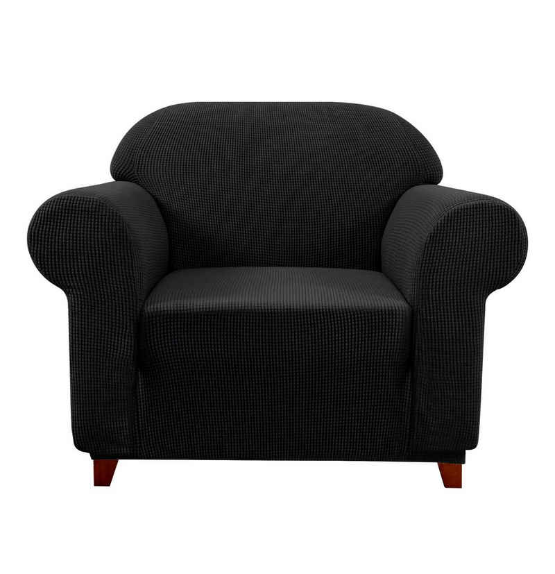 Sofahusse 1 Sitzer Sofabezug, SUBRTEX, Dehnbarer waschbarer Stoff