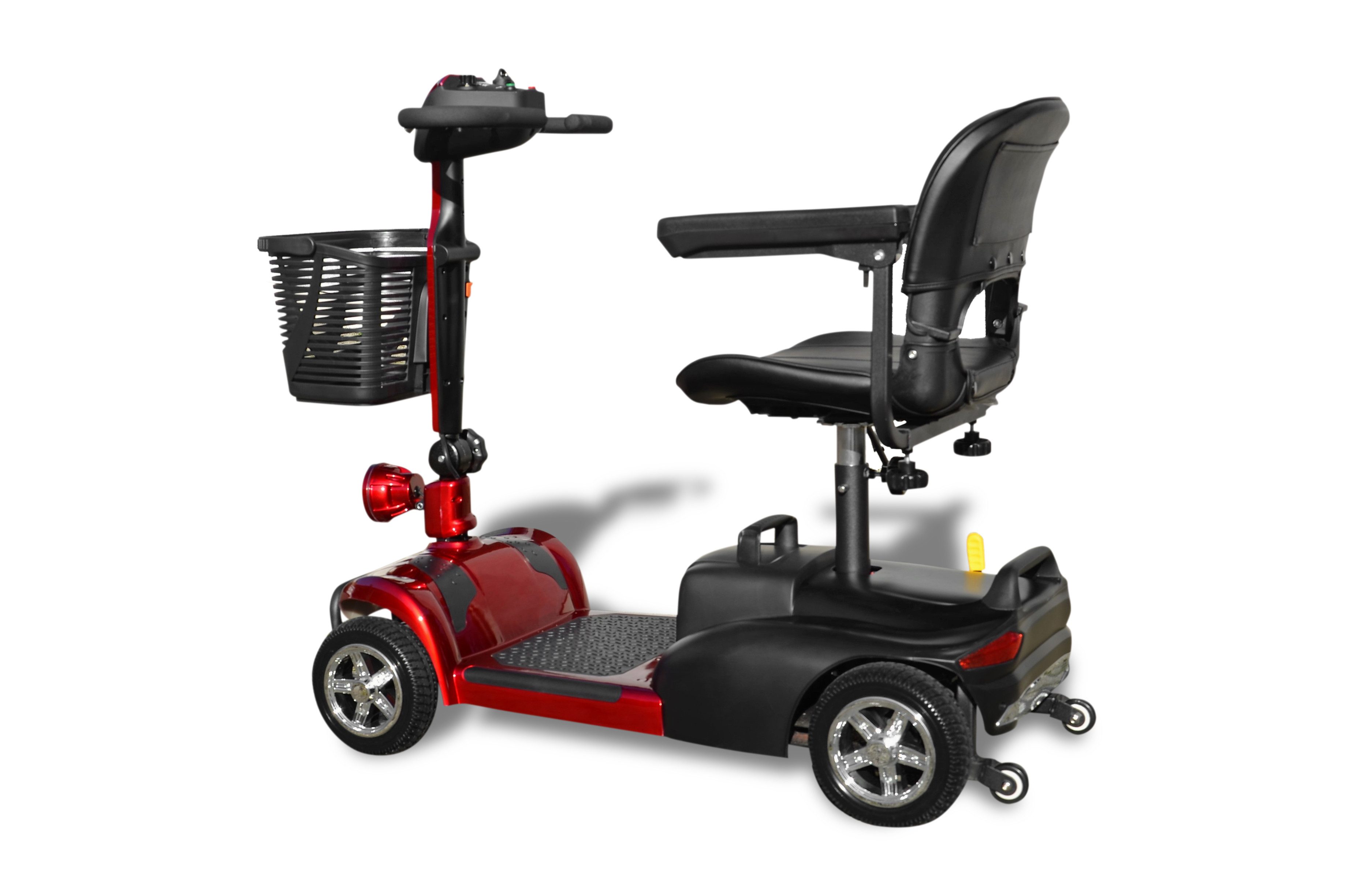 ECO ENGEL Elektromobil Eco Engel 401 Rot Elektro 4 Rad, 6 km/h Seniorenmobil, 250 W, (Korb)