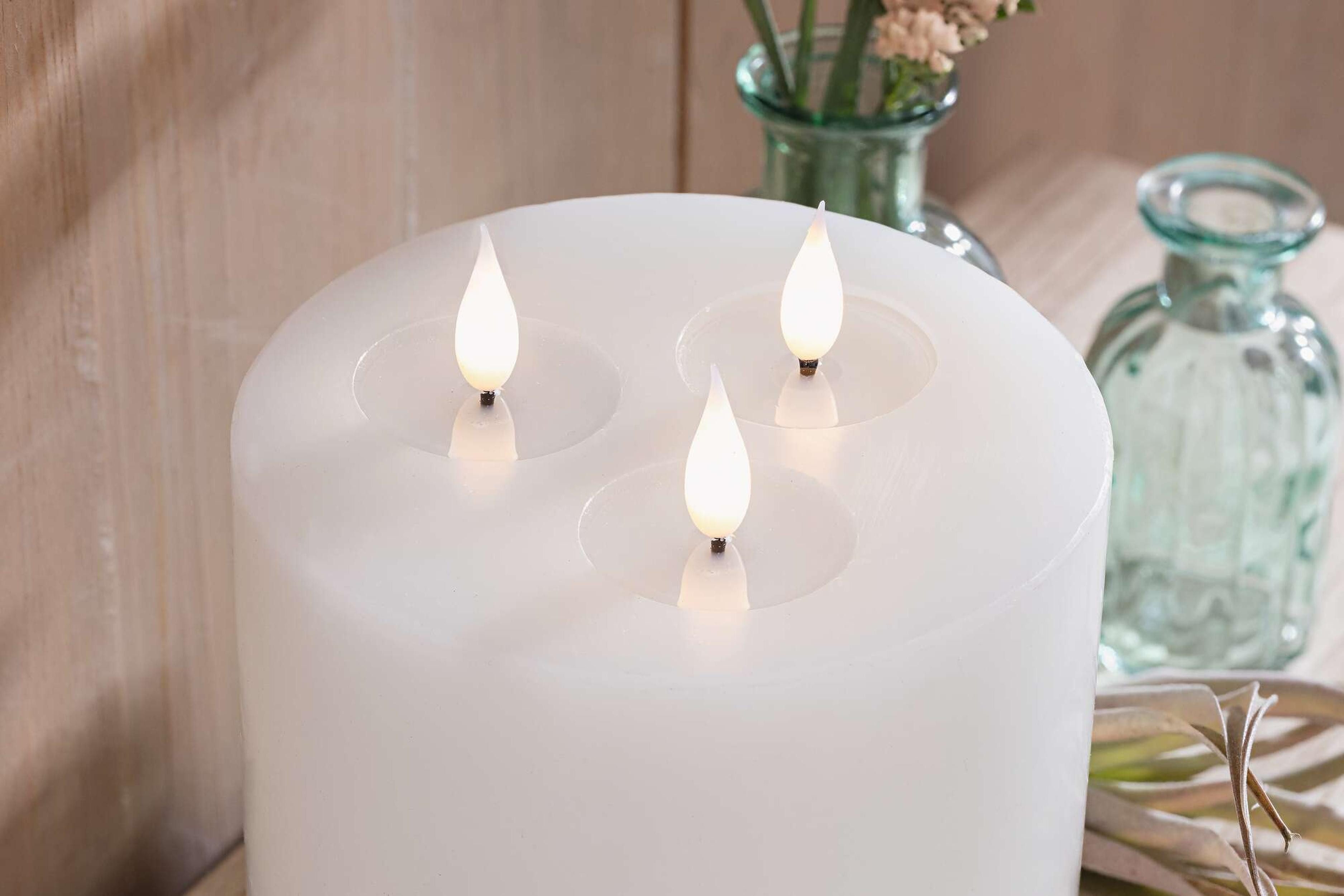LED-Kerze 3-Docht-Kerze "Classic"