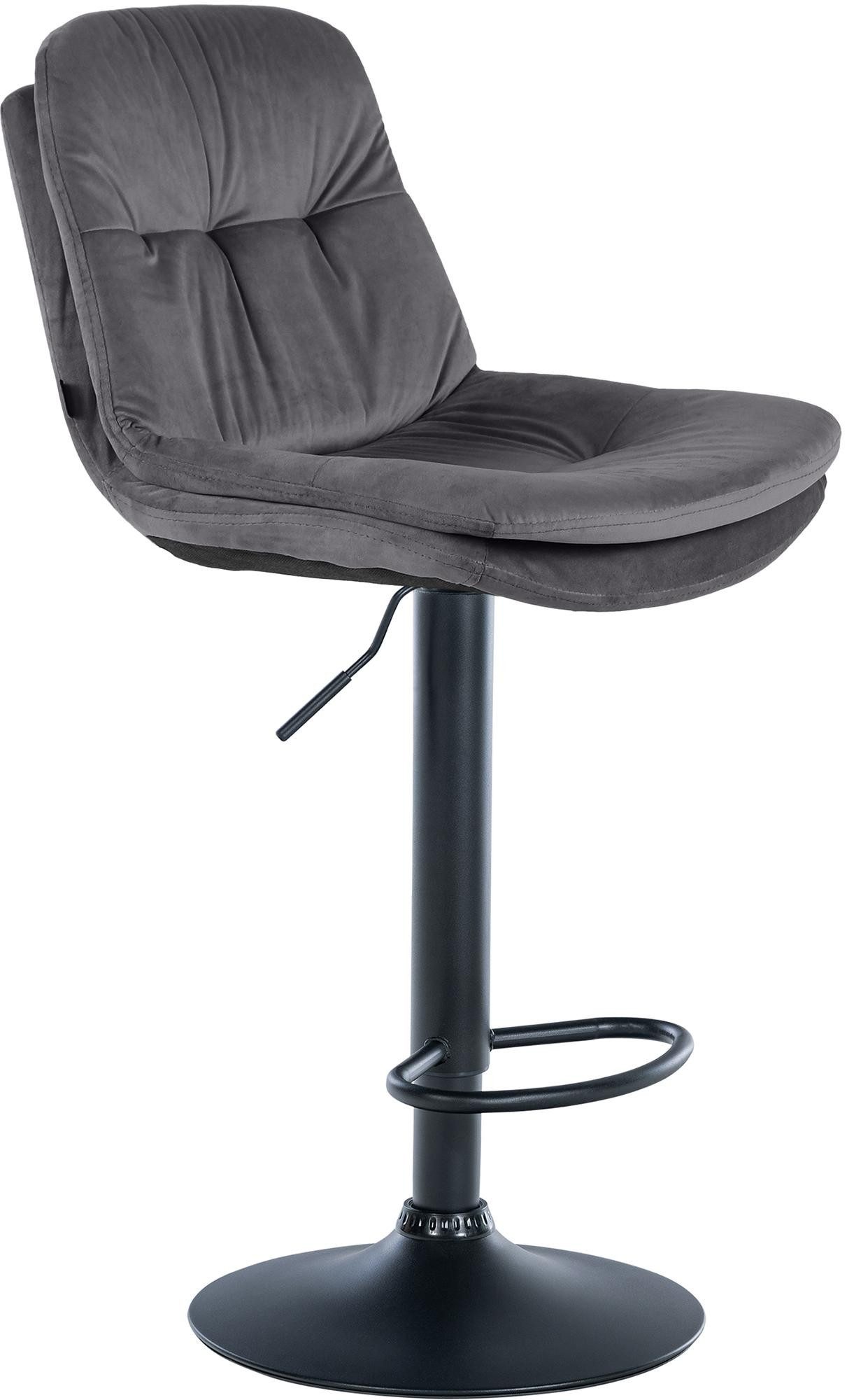 CLP Barhocker Laurel, mit Samtbezug, drehbar, günstig online kaufen