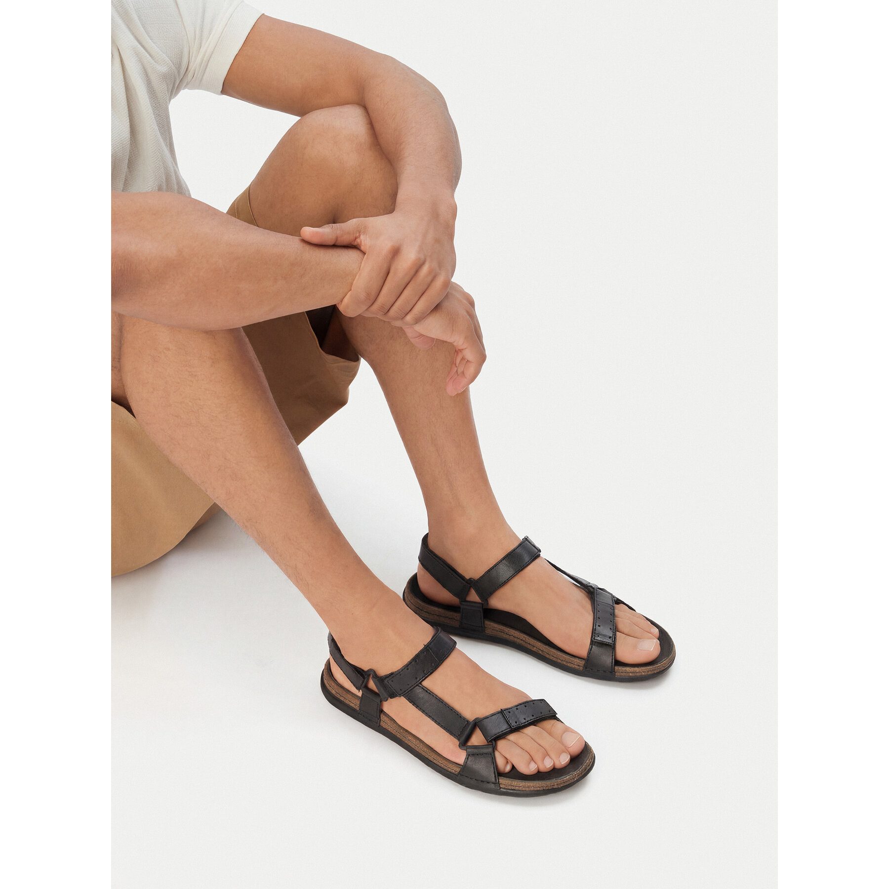 LASOCKI Lasocki Herren-Sandalen Schwarz Sandale