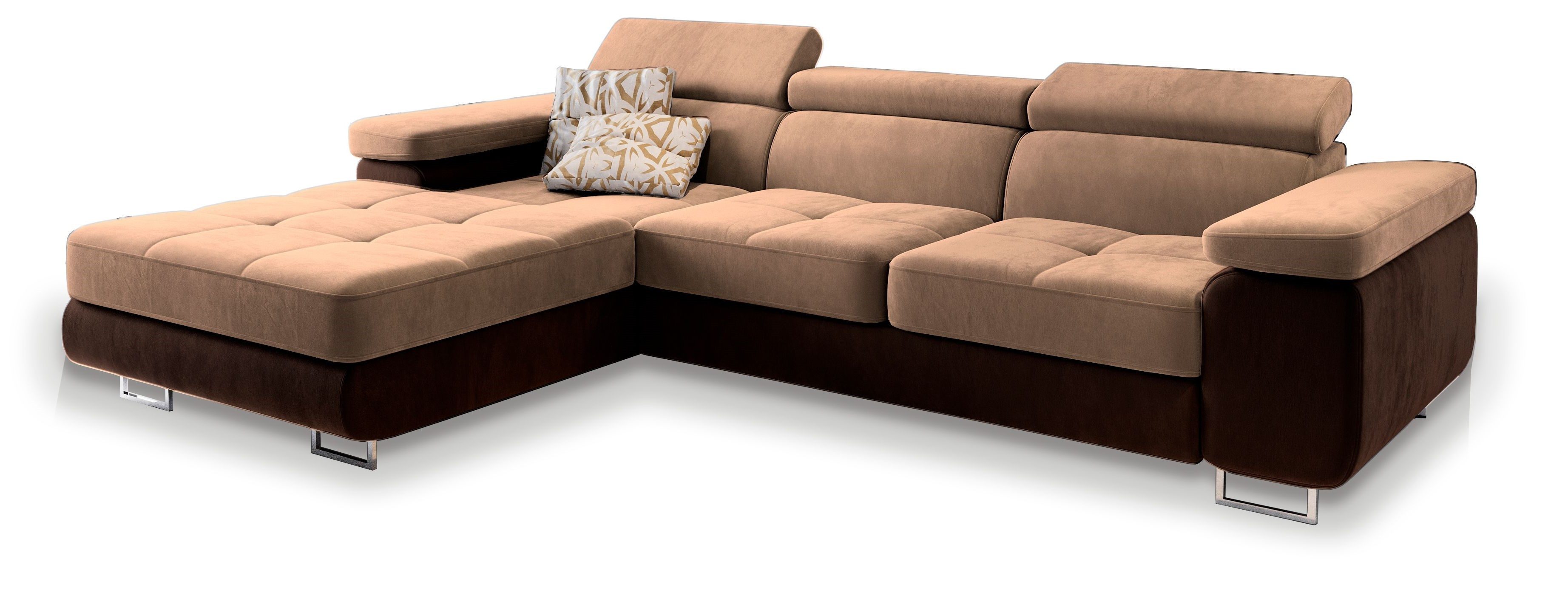 Masseno Ecksofa ELMA mit Schlaffunktion L-Form, günstig online kaufen