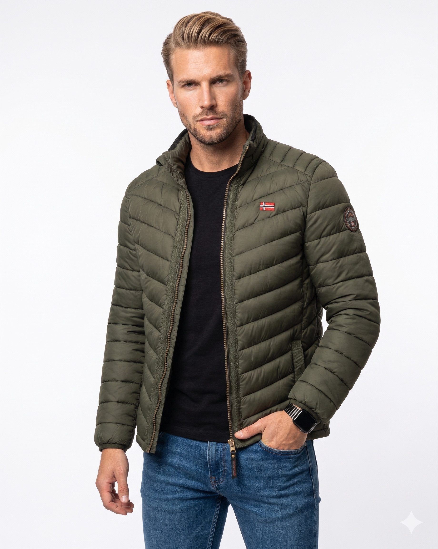 Geographical Norway Steppjacke leichte Übergangsjacke für Frühling & Herbst