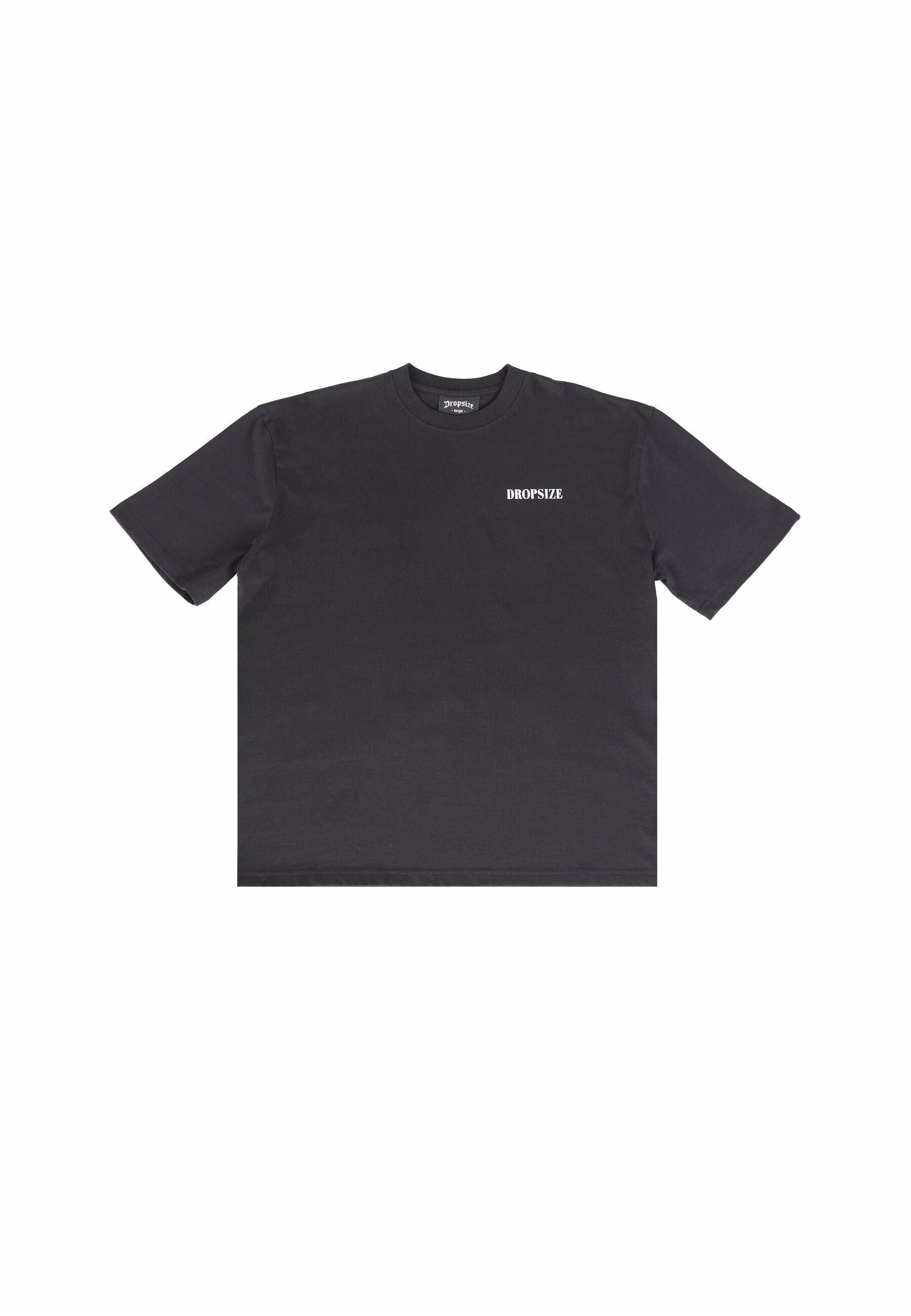 Dropsize T-Shirt Dropsize HEAVY OVERSIZED ROSES DOVE T-SHIRT (1-tlg)