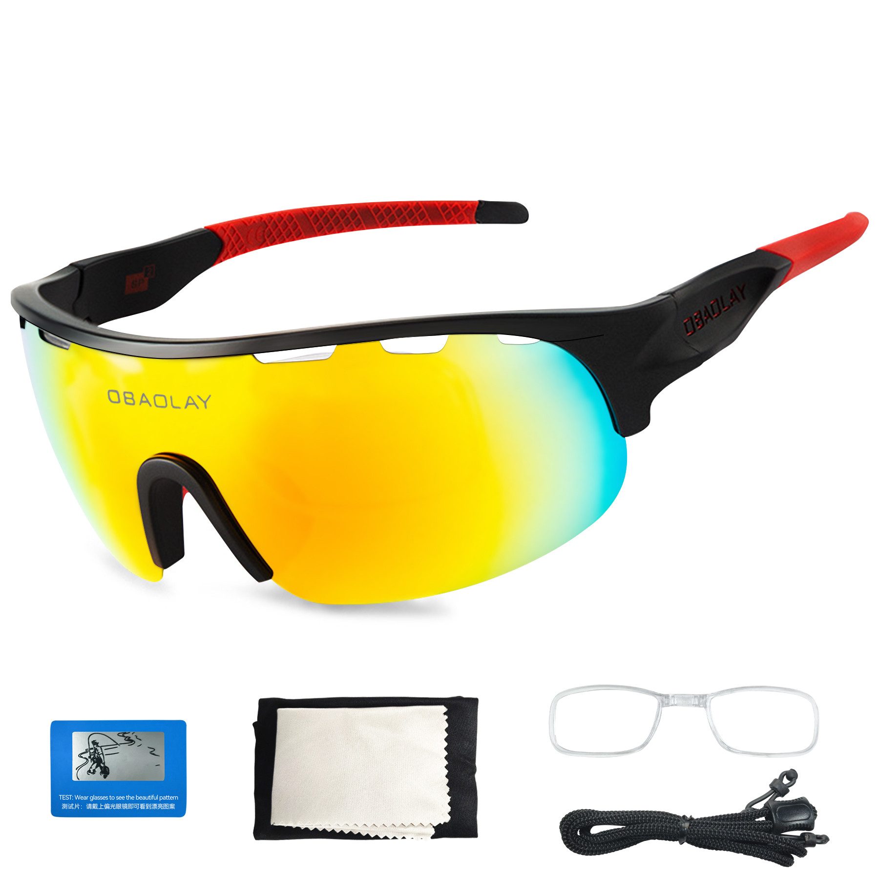 Senmudi Fahrradbrille Polarisiert Radsportbrillen Fahrradbrille, (Fahrradbrille Hherren,UV400,Schutz Radsportbrillen, TR90 Rahmen,Fahrradbrille Damen,polarisierte Sonnenbrille), Wandern,Joggen/Laufen,Nordic Walking,Segeln/Rudern,Trail Running,etc.