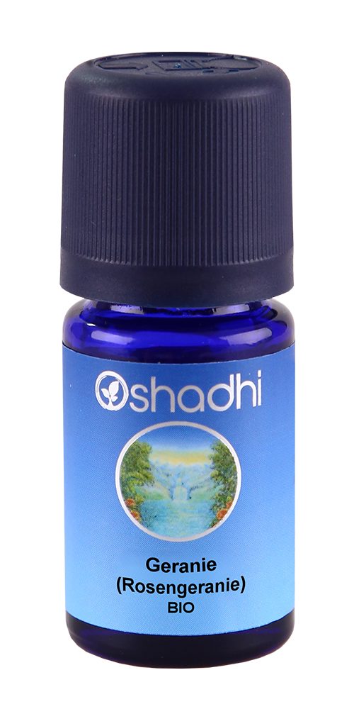 Oshadhi Duftöl Rosengeranie bio (Rosengeranienöl) – Ätherisches Öl