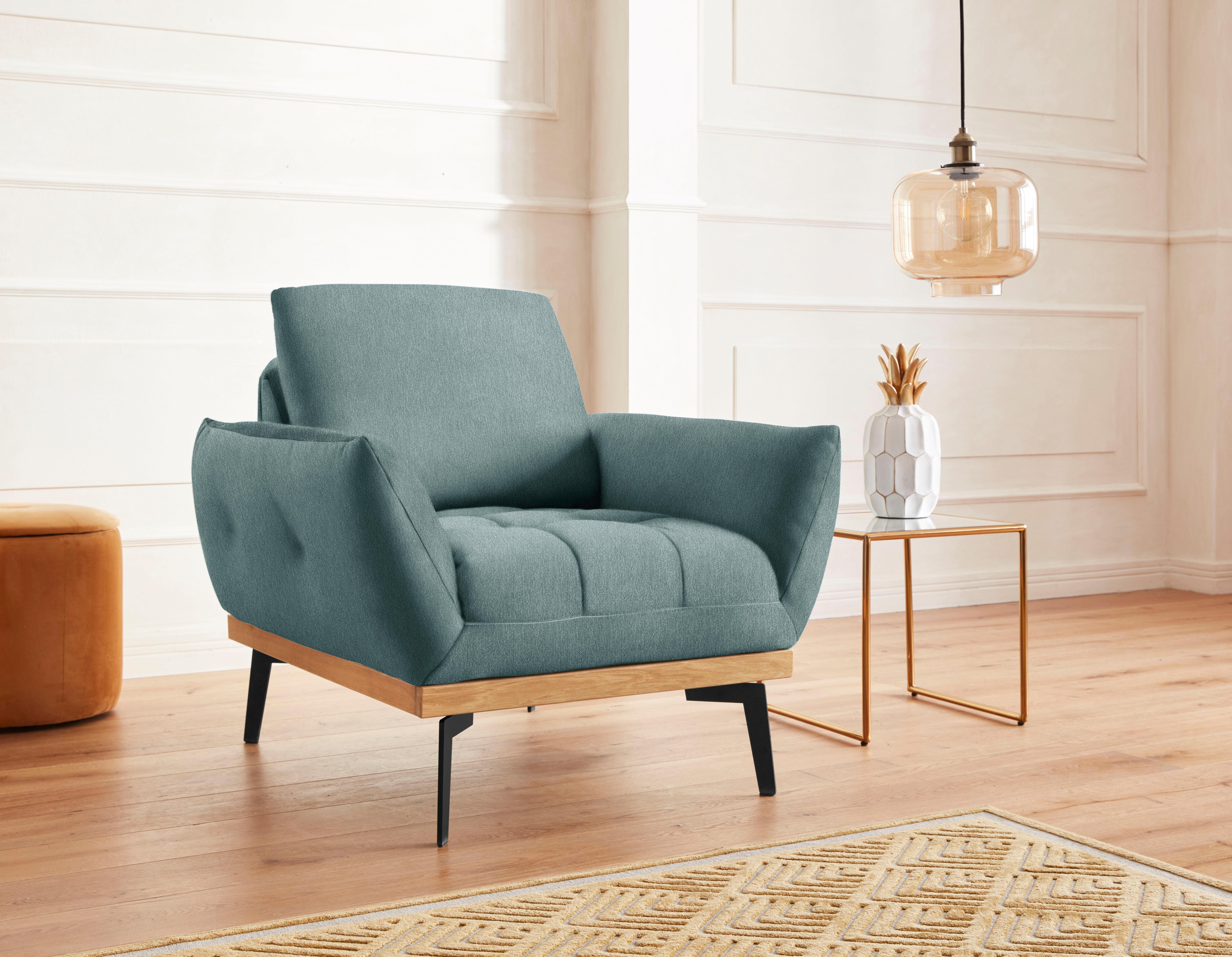 exxpo - sofa fashion Sessel Palic, Loungesessel mit Rückenverstellung, hoher Entspannungskomfort, inklusive Rückenverstellung. Vom Sessel zum Hochlehner. Relaxsessel