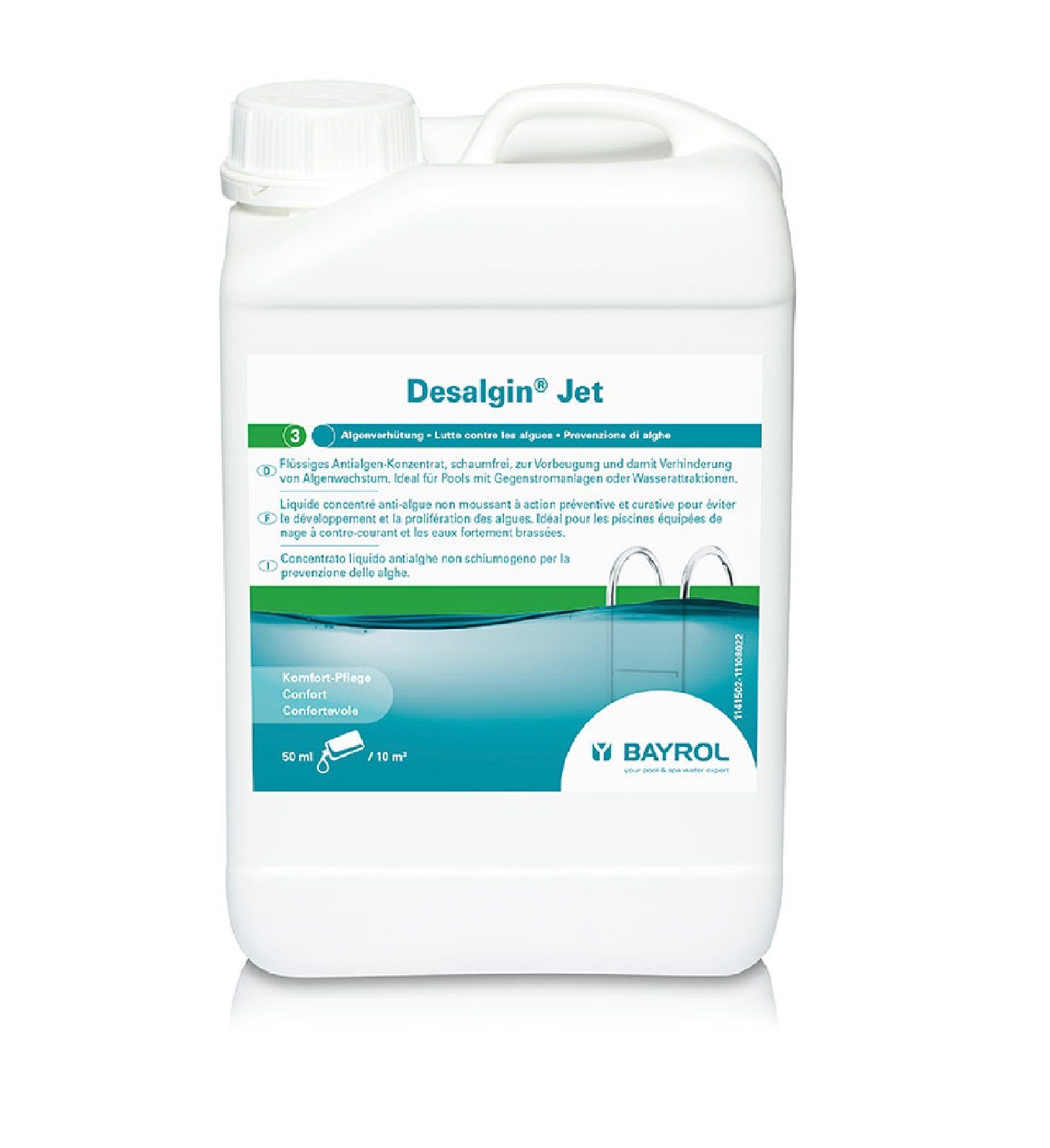 Poolpflege Bayrol Algenentferner Desalgin Jet 3 Liter