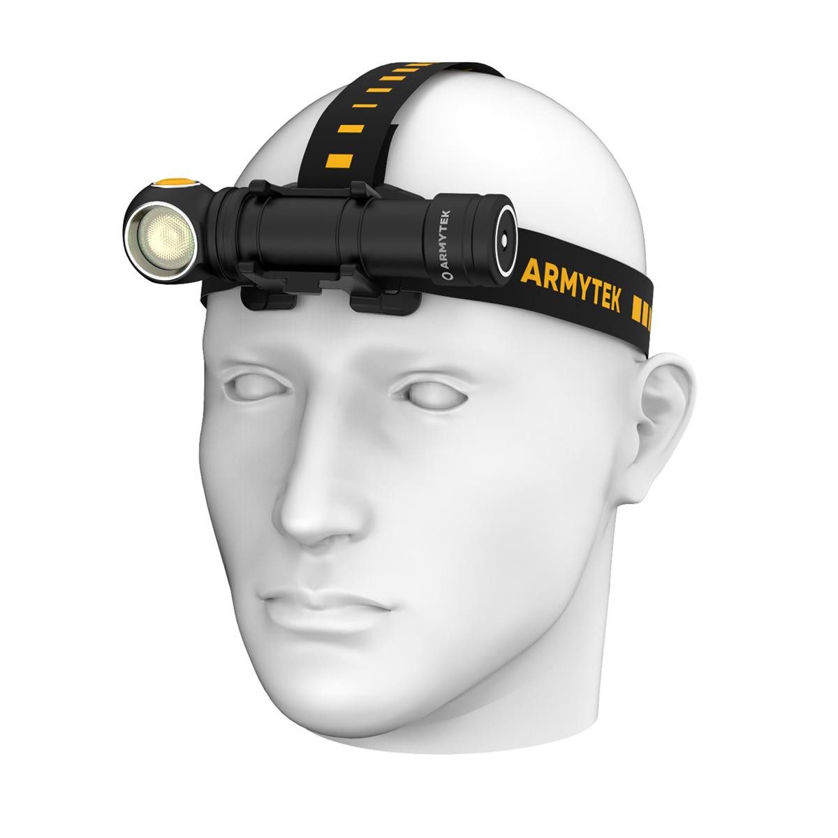 LED Taschenlampe Armytek Wizard C2 Pro Max - Taschenlampe / Stirnlampe warm-weiß