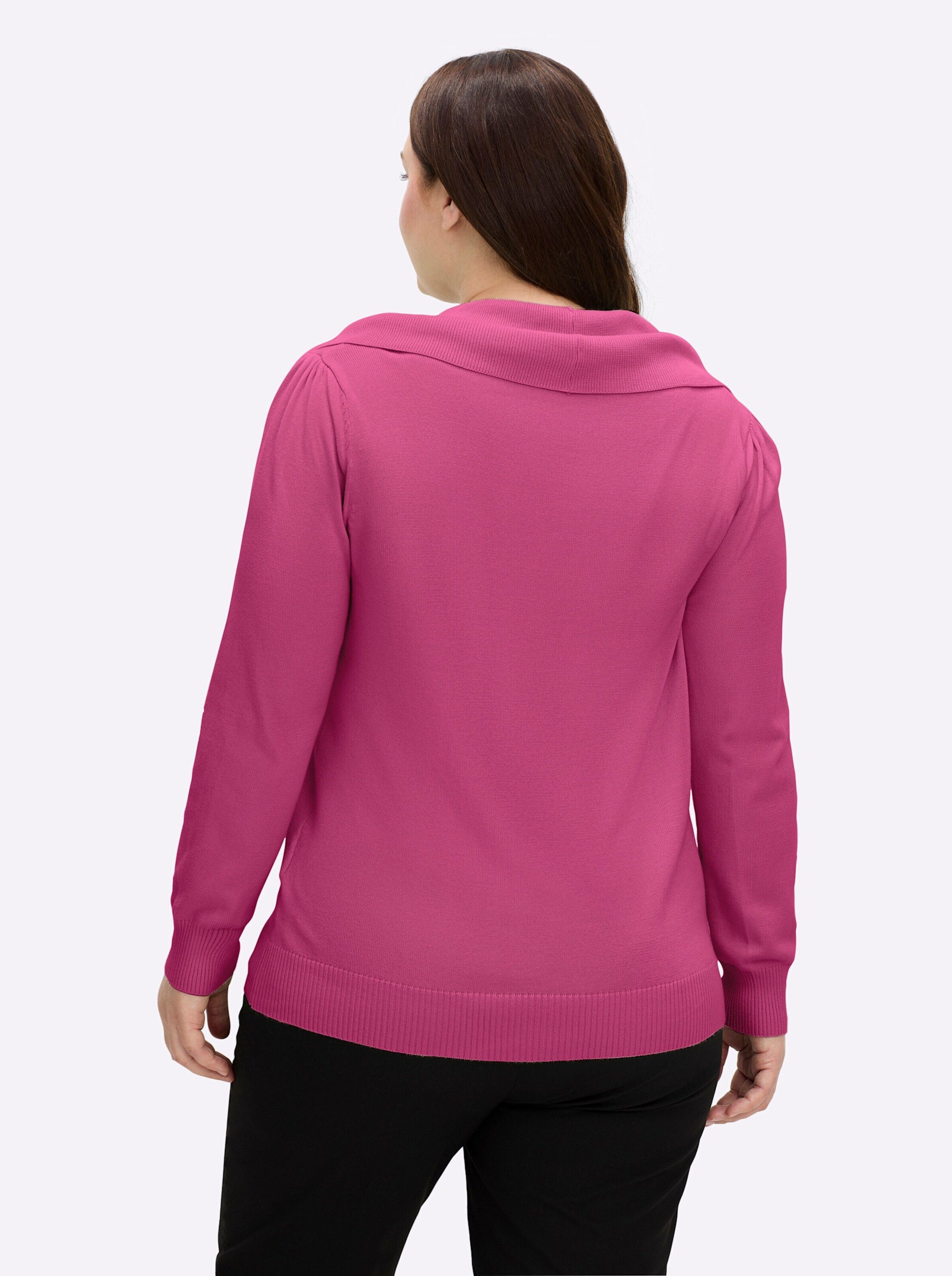 Witt Strickpullover Pullover Langarm Materialmix