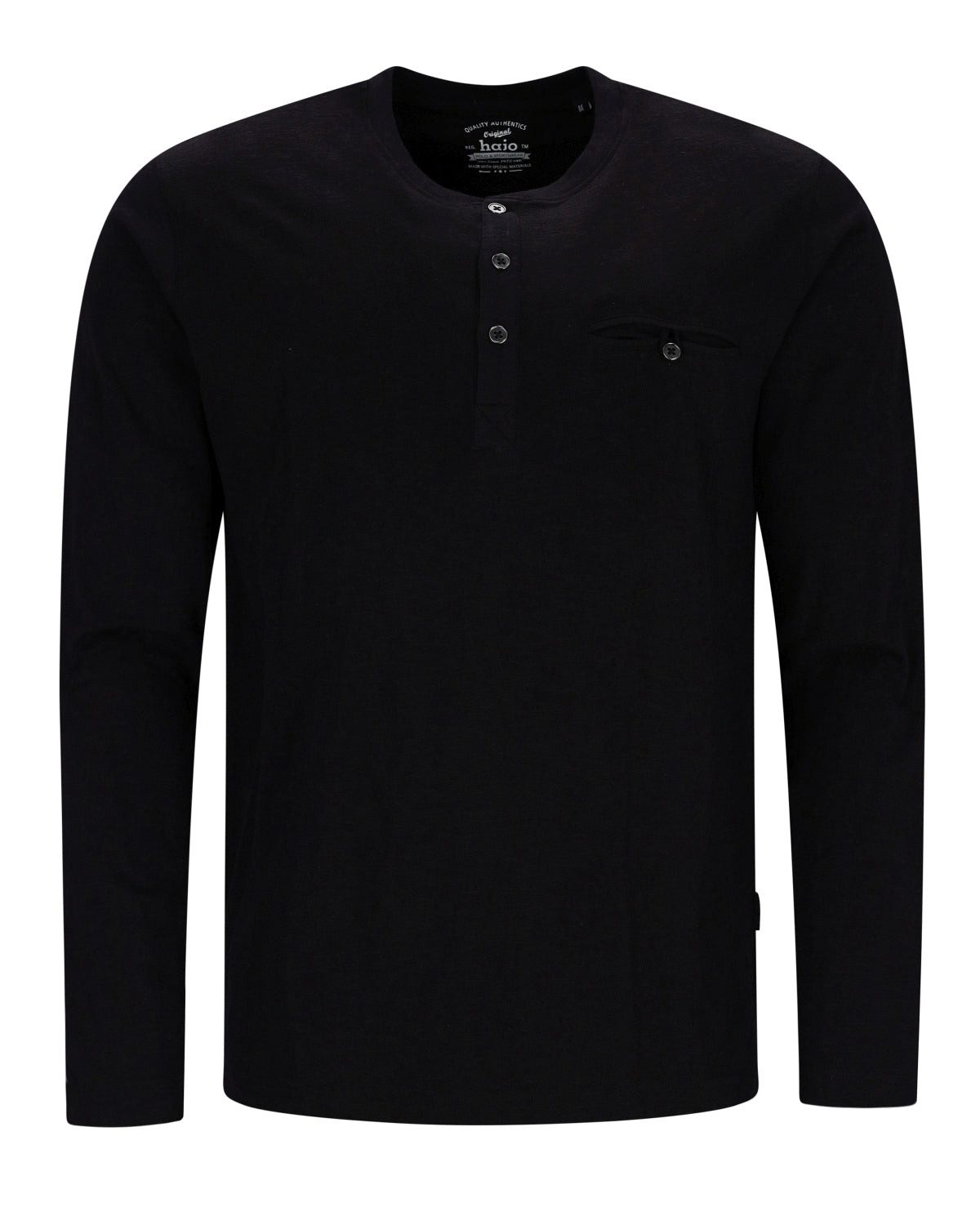 Hajo Poloshirt Henley-Shirt in Slubgarn günstig online kaufen