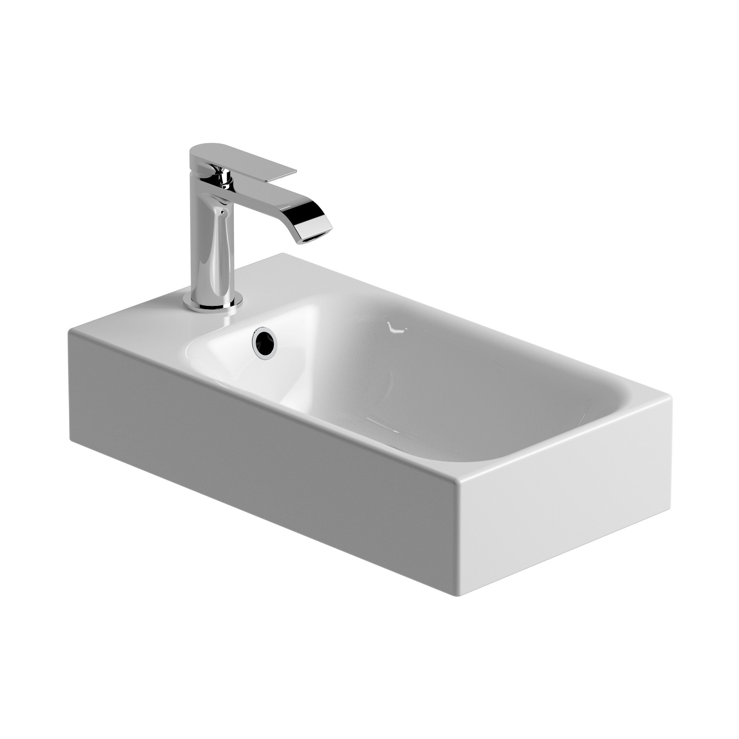 CHRIS BERGEN Waschbecken Jil, aus Keramik
