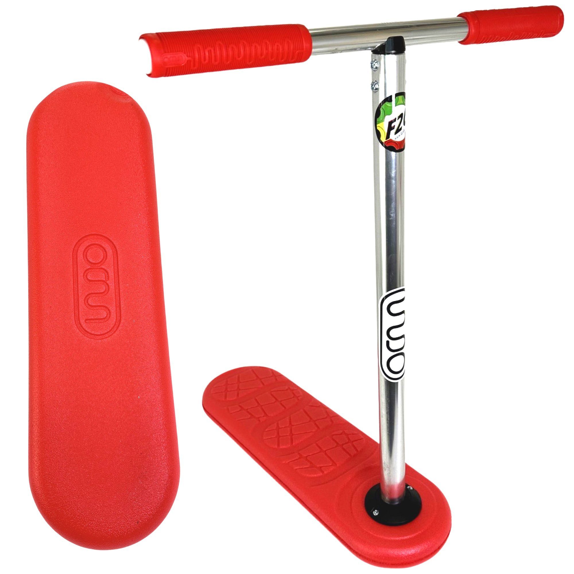 INDO Stuntscooter Indo X70 Trampolin Stunt-Scooter Trick Trainer 570 H=60 Rot Rocker