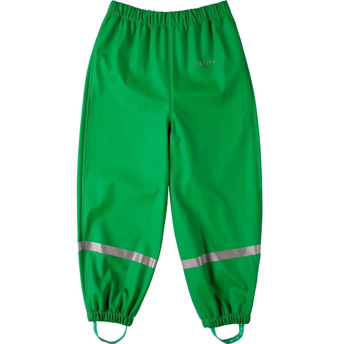 BMS Regen- und wasserdicht ideal grün für den für Regenbundhose BMS 100% nachhaltig Waldkindergarten Kinder Matschhose