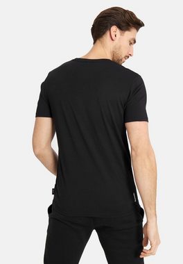 Bench. T-Shirt Shirt Unifarbenes Kurzarm T-Shirt LEANDRO