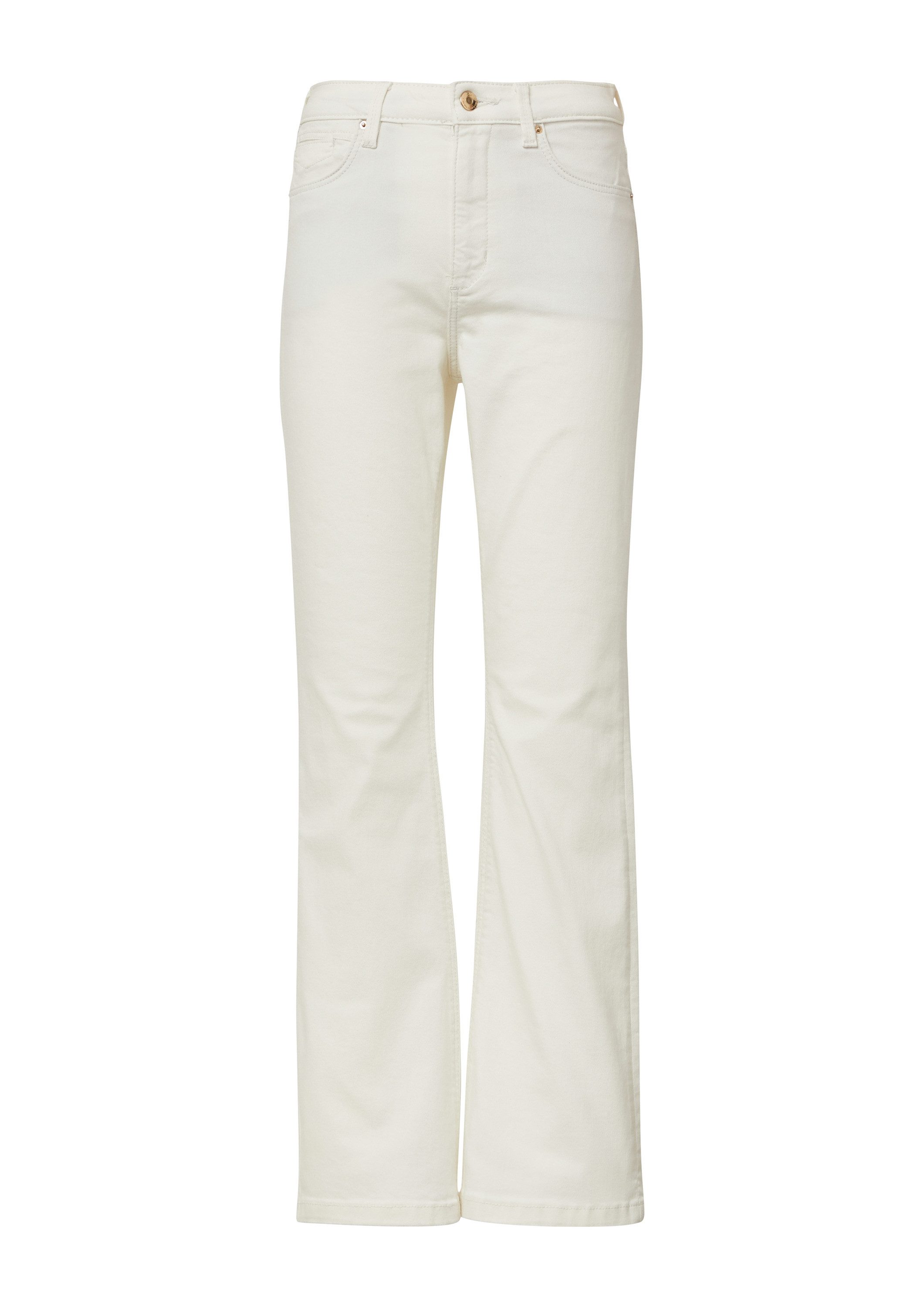 QS Chinos Jeans-Hose REENA Jeans Reena / Slim Fit / High Rise/ Flared Leg günstig online kaufen