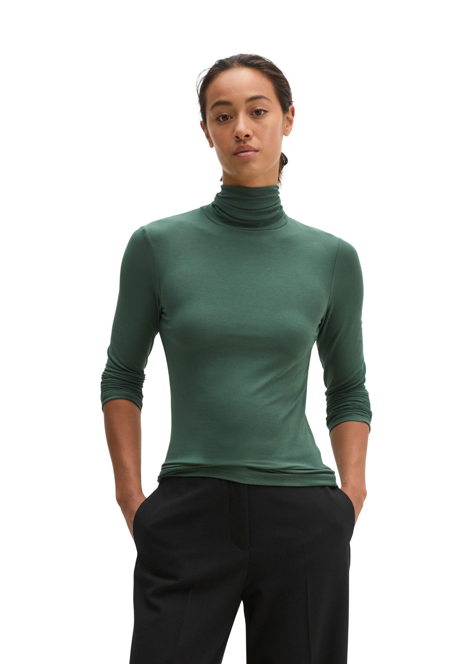 Marc O'Polo Langarmshirt aus TENCEL™ Modal-Stretch