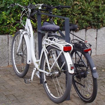 TRUTZHOLM Fahrradständer 5er Set Fahrrad Anlehnbügel Fahrradanlehener zum Einbetonieren aus