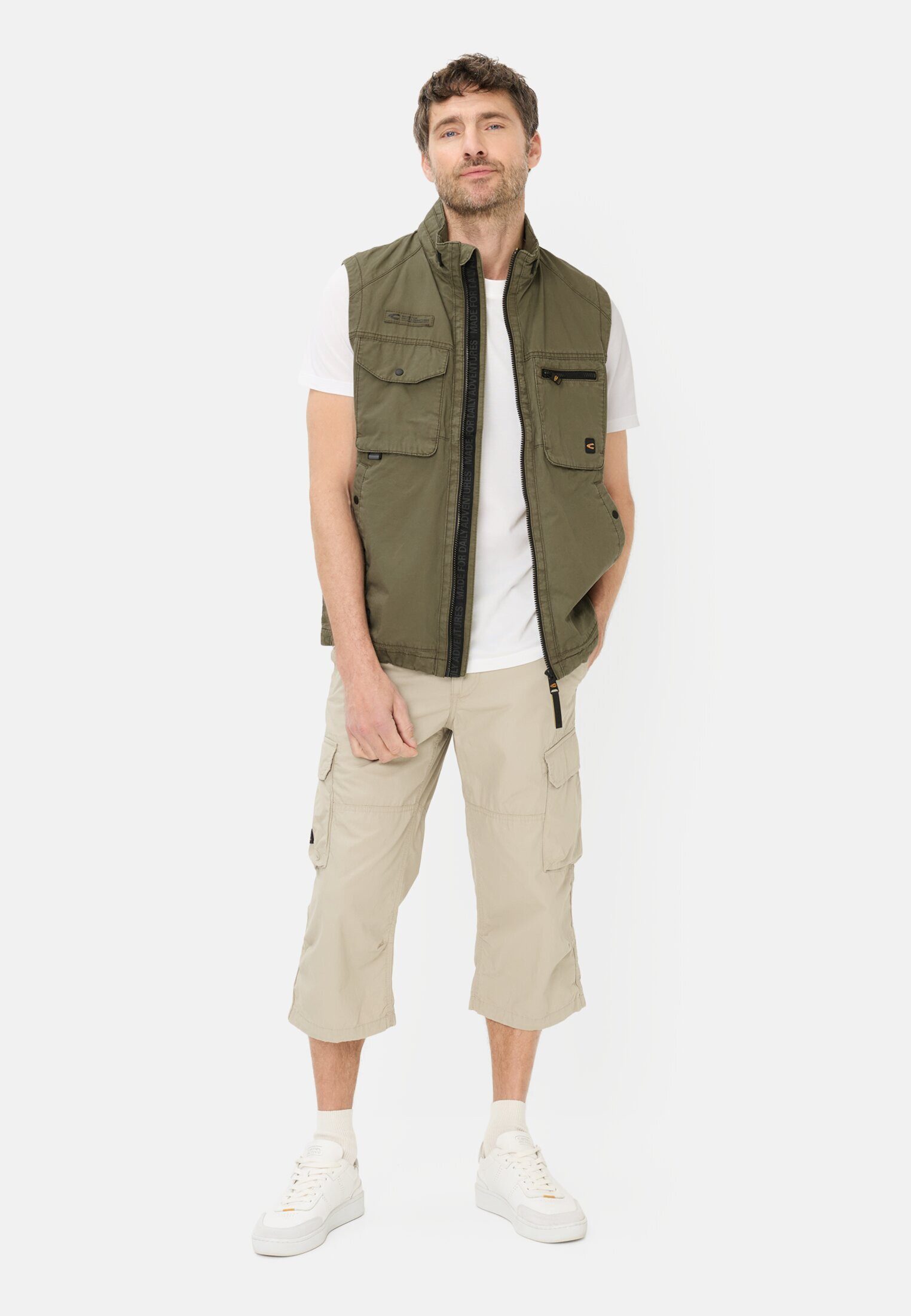 camel active Funktionsweste mit Innentaschen ärmellos Weste_Outdoor-Weste